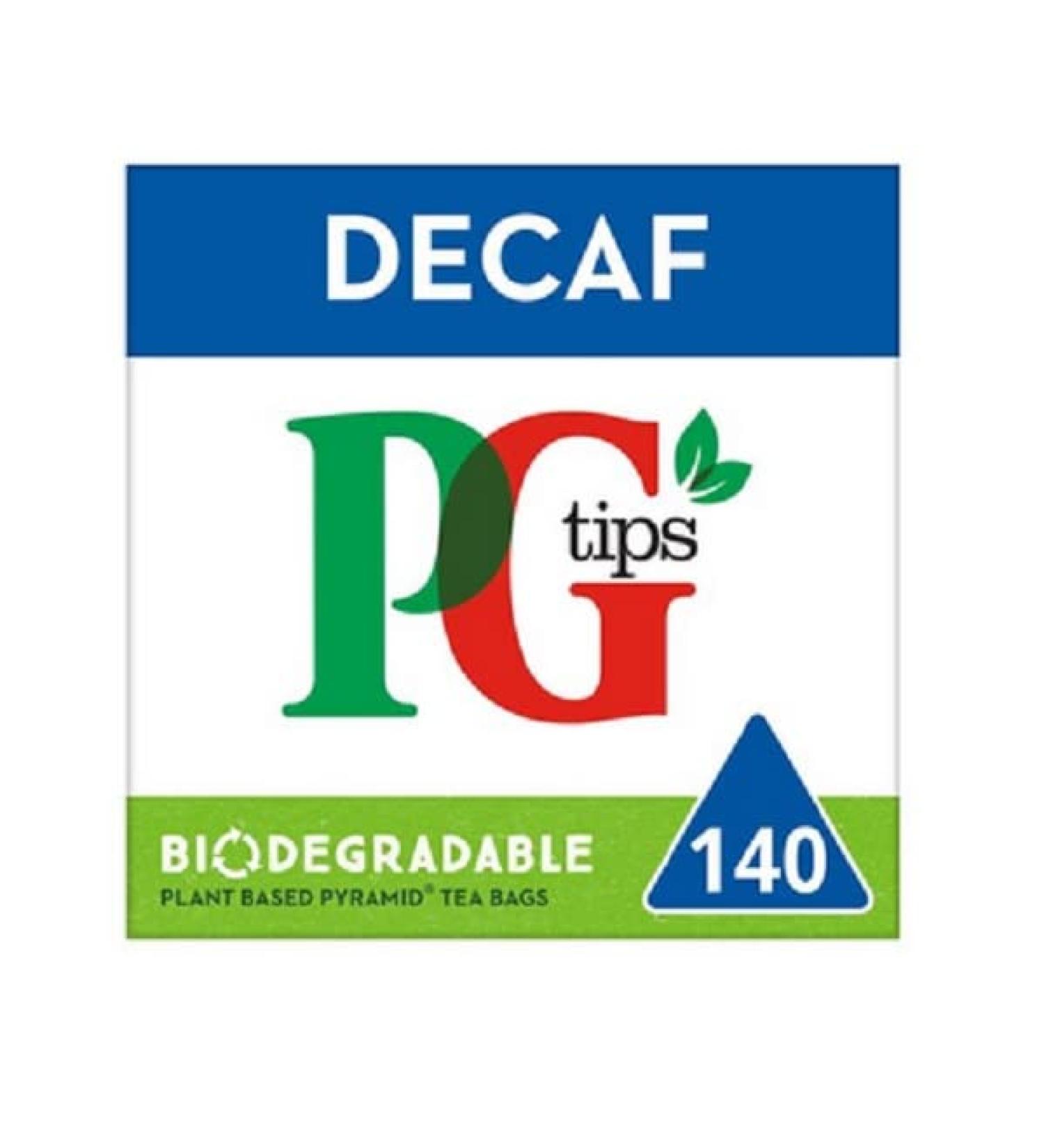 PG tips PG Tips Decaf 160s Pyramid Teabags 160 per pack