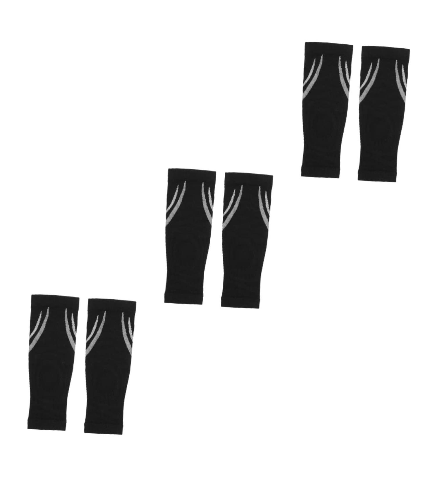 Mobestech Calf Compression Sleeves - 3 Pairs Skin-Friendly Stockings for Men | International Shipping Available - Buy Online on GoSupps.com