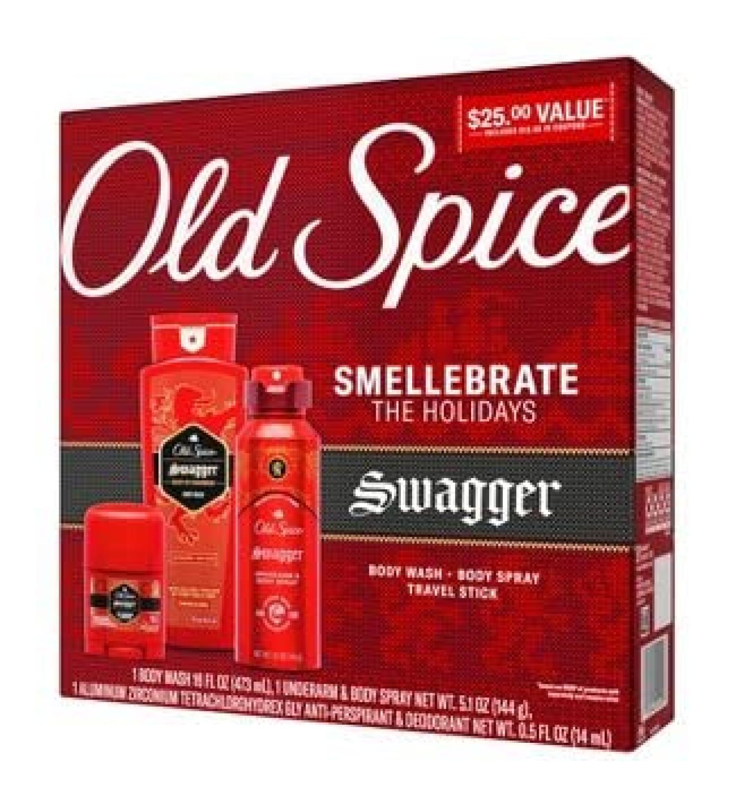 Old Spice Smellbrate Gift Set - Swagger Scent | Grooming Kit for Men - Buy Online on GoSupps.com