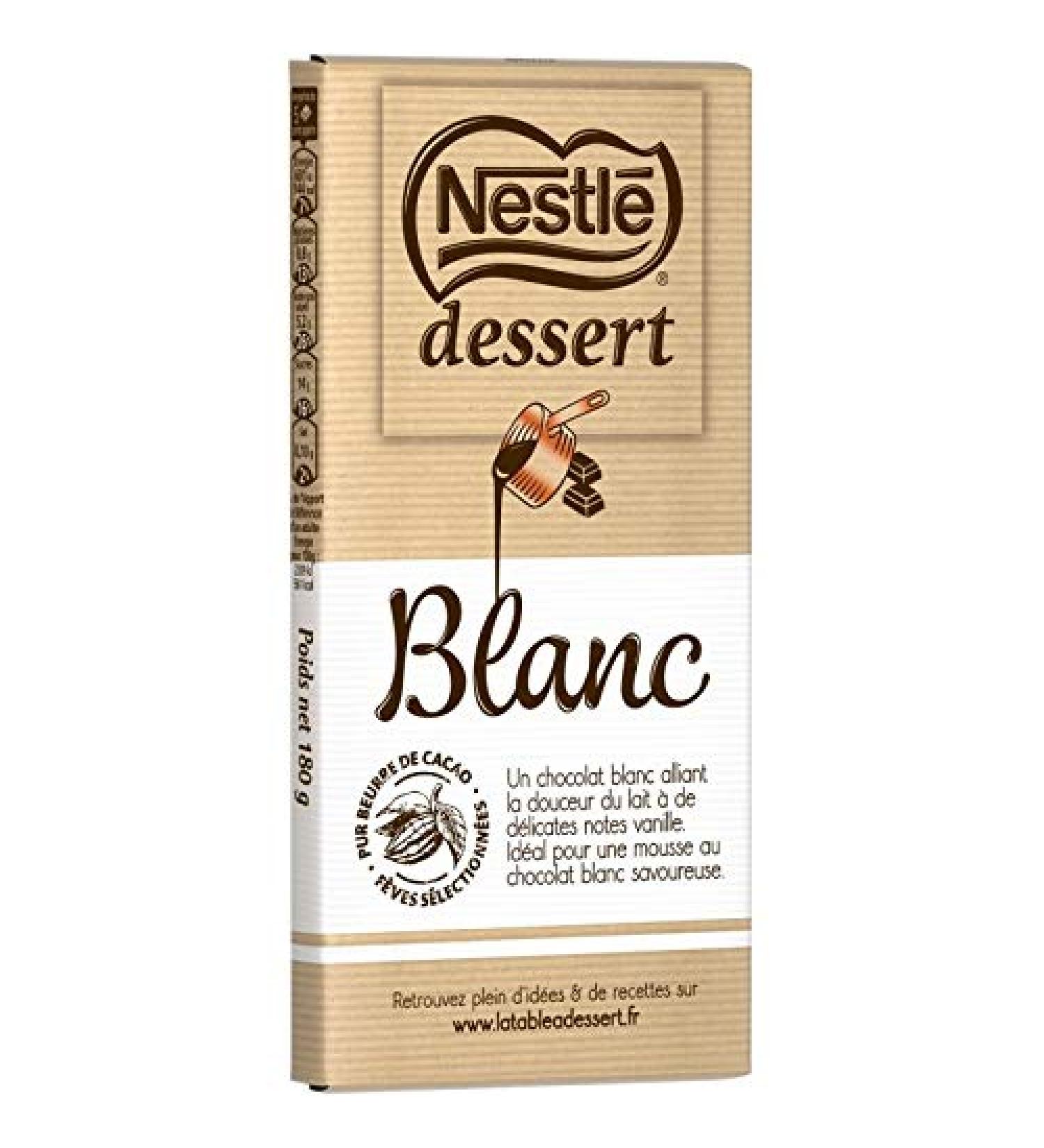  g neric NESTLE DESSERT|Dessert Blanc 180G|(Lot De 4)|best deal - Buy Online on GoSupps.com