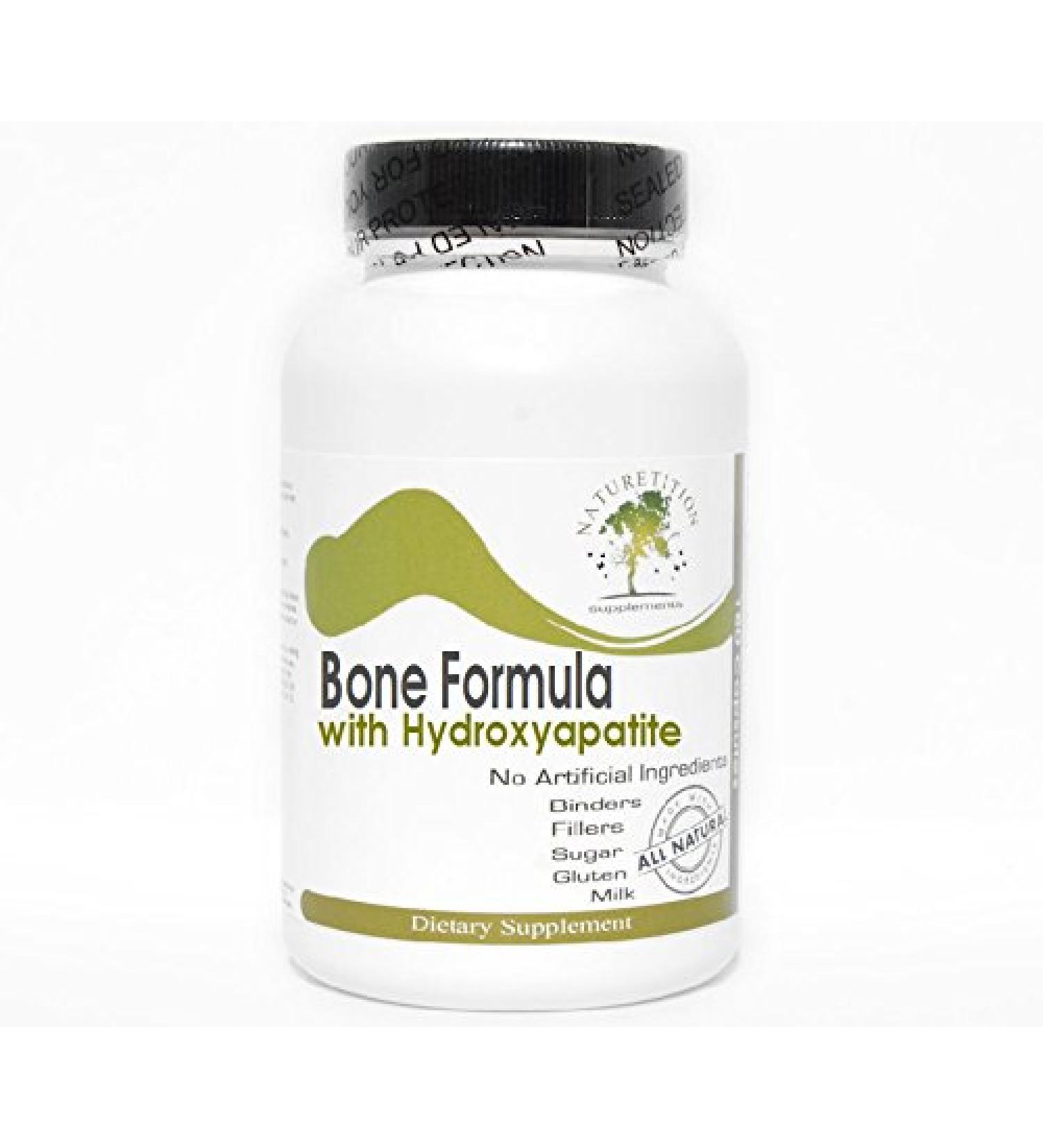 Naturetition Supplements Bone Formula with Hydroxyapatite 100 Capsules - No Additives