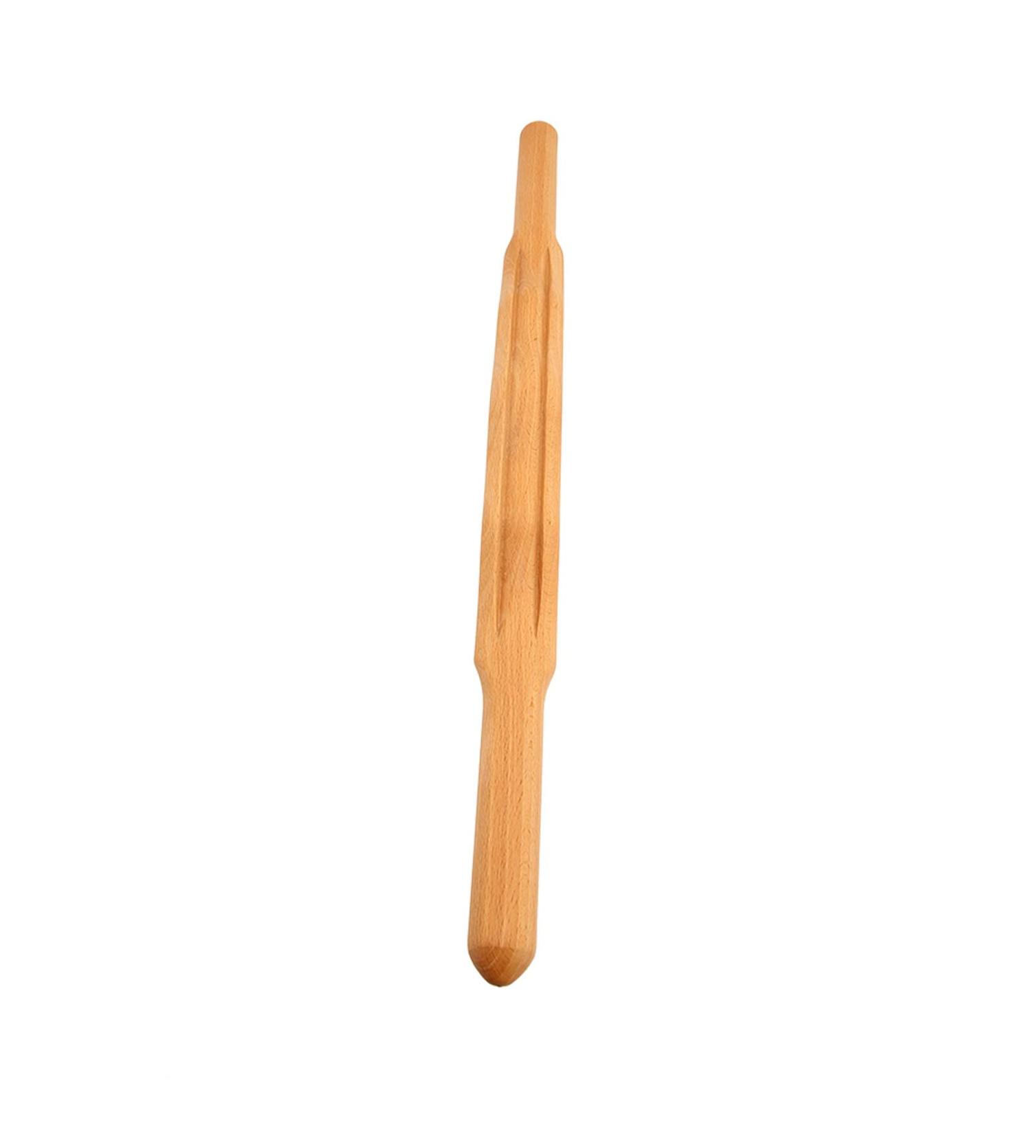 Wooden Massage Stick - 20 Beads Muscle Relaxation Tool for Back & Head Relief | International Shipping - Buy Online on GoSupps.com