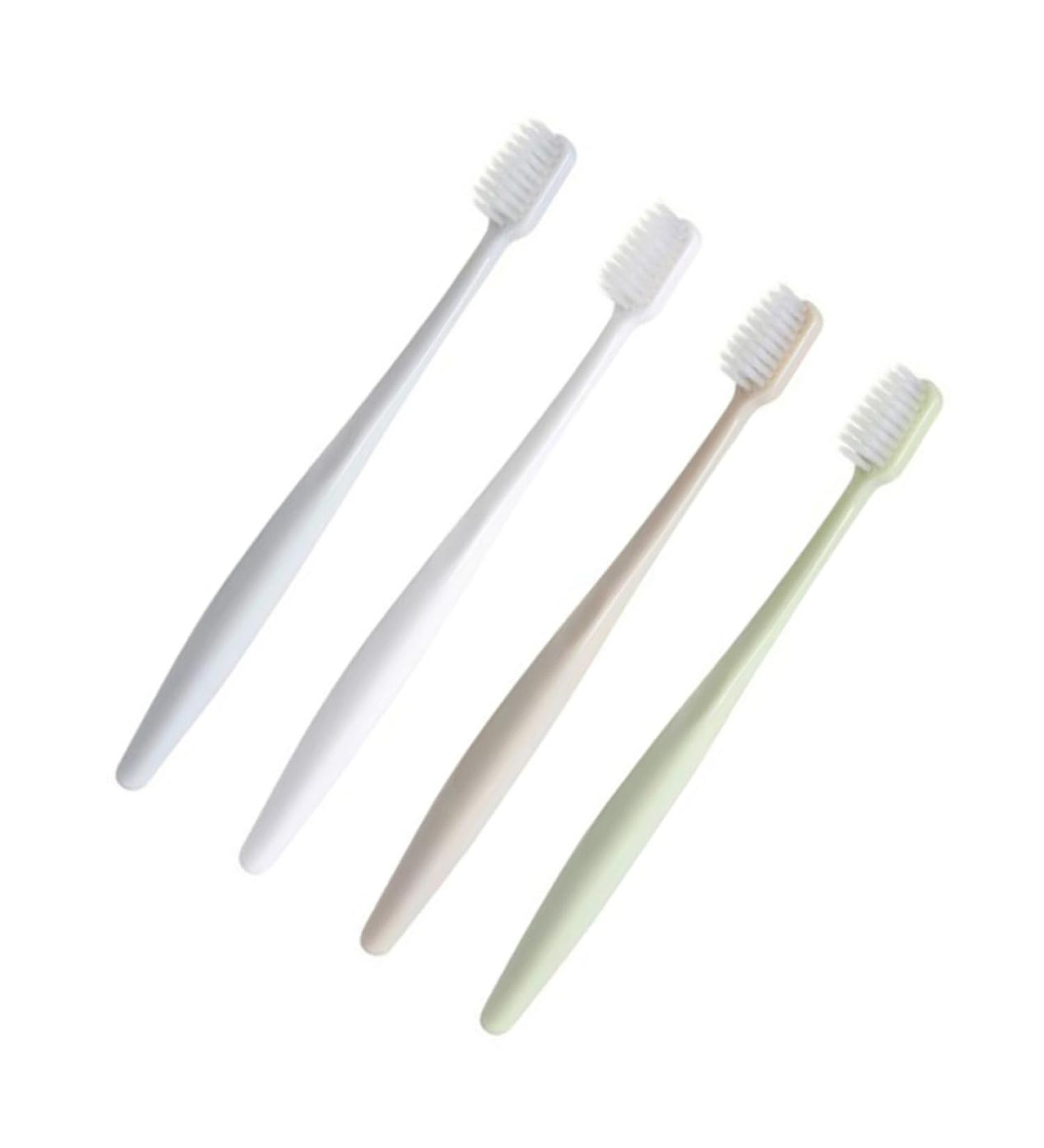 Minkissy 4-Piece Soft Toothbrush Set for Oral Hygiene | Nano Toothbrushes for Gum Health & Deep Cleaning | Perfect for Sensitive Teeth - Buy Online on GoSupps.com