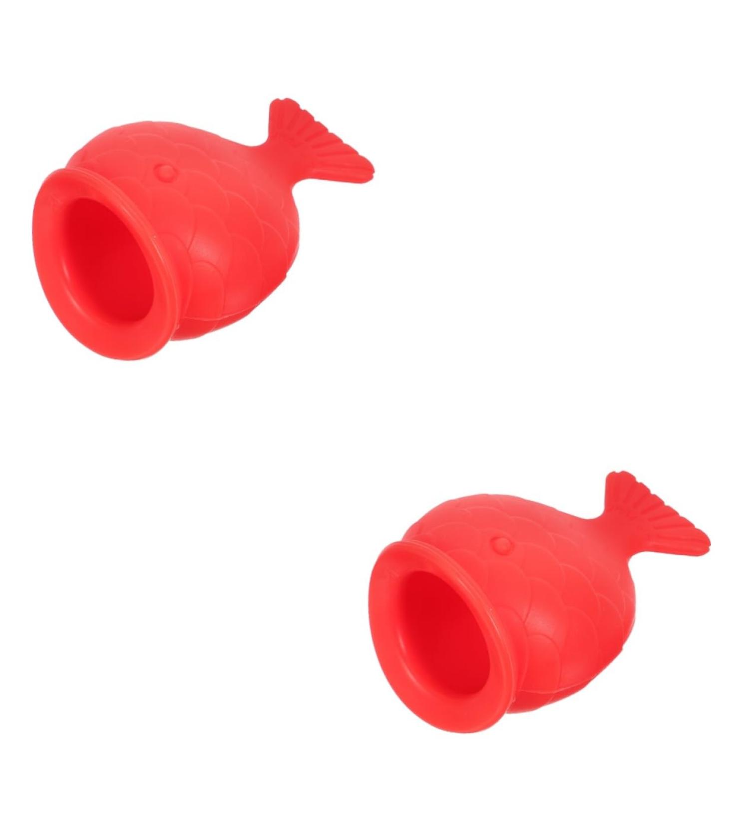 HAPINARY 2pcs Silicone Fish Lip Filler (red) Plumpit Lip Plumper Device Lip Suction Plumper Para - Buy Online on GoSupps.com