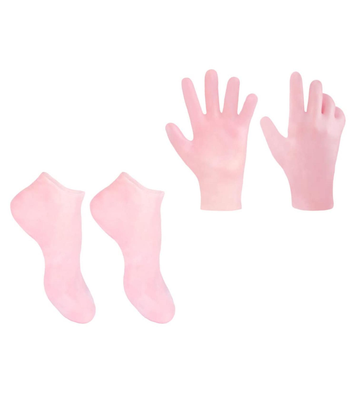 Beaupretty Silicone Heel Cover Set Hydrating Sock Foot Care Gel Soften Beauty Hand Heel Repair moisturizing spa Silicone exfoliating Elasticity Heel Silicone Gel XL - Buy Online on GoSupps.com