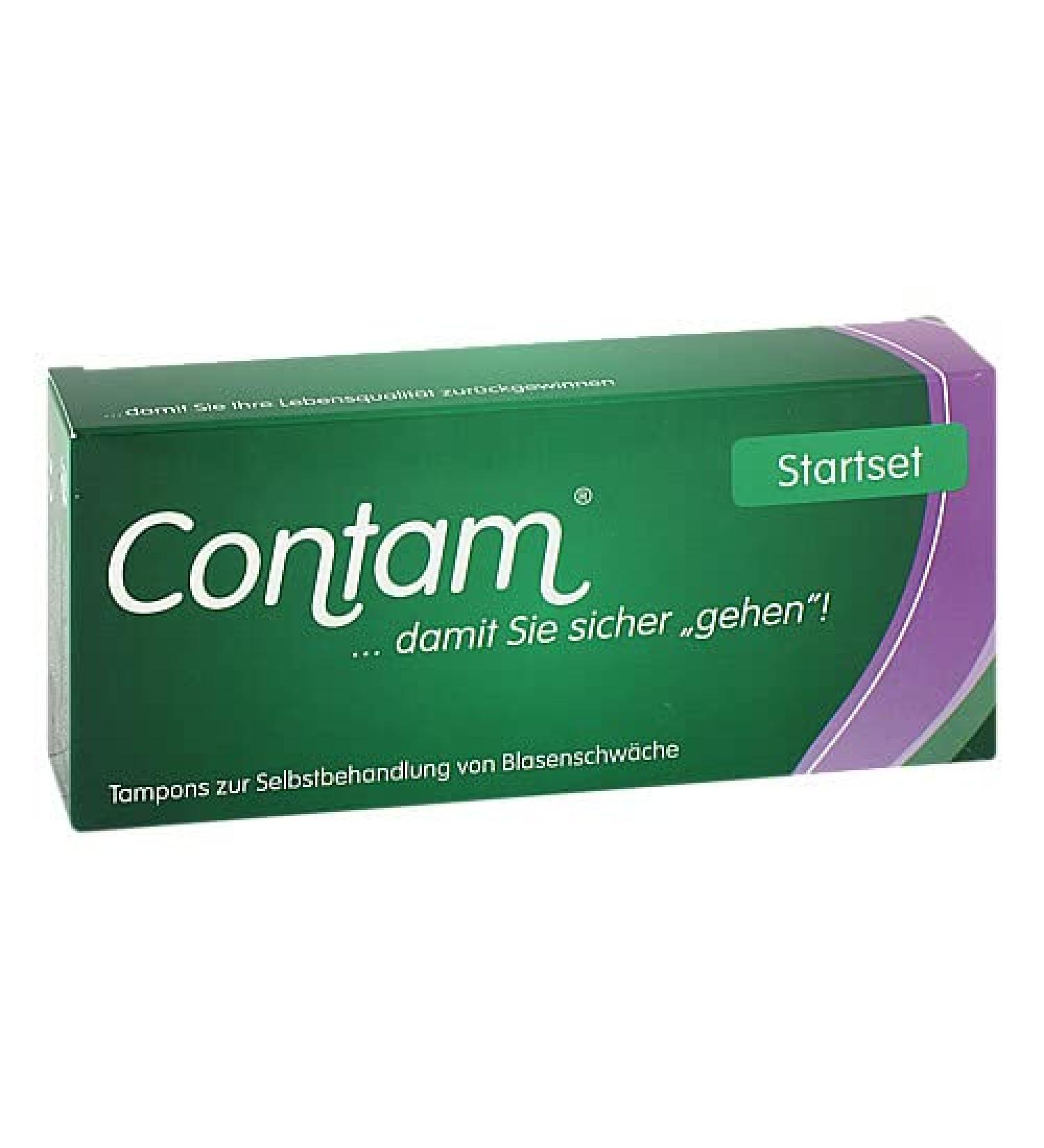 CONTAM vaginal tampon starter set mini/regular/extra 3 pcs