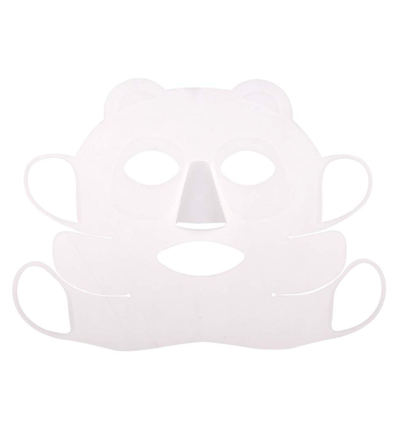Reusable Silicone Face Mask - Moisturizing & Comfortable Ear Hook Design | Eco-Friendly Silicone Leaf Mask for Evaporation Prevention - Buy Online on GoSupps.com