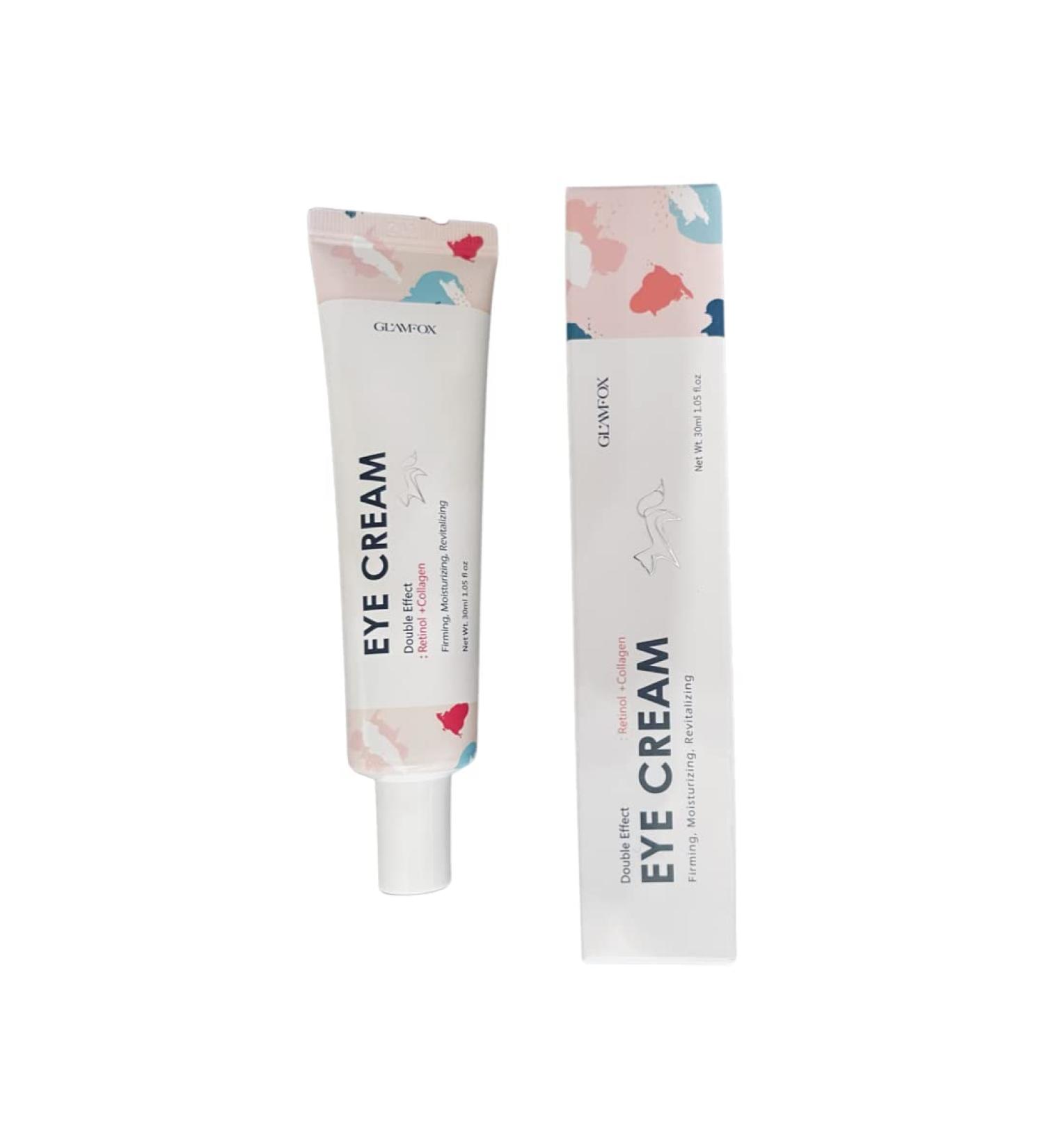 Glamfox Double Effect Retinol + Collagen Eye Cream 1.05 oz / 30 ml Firming