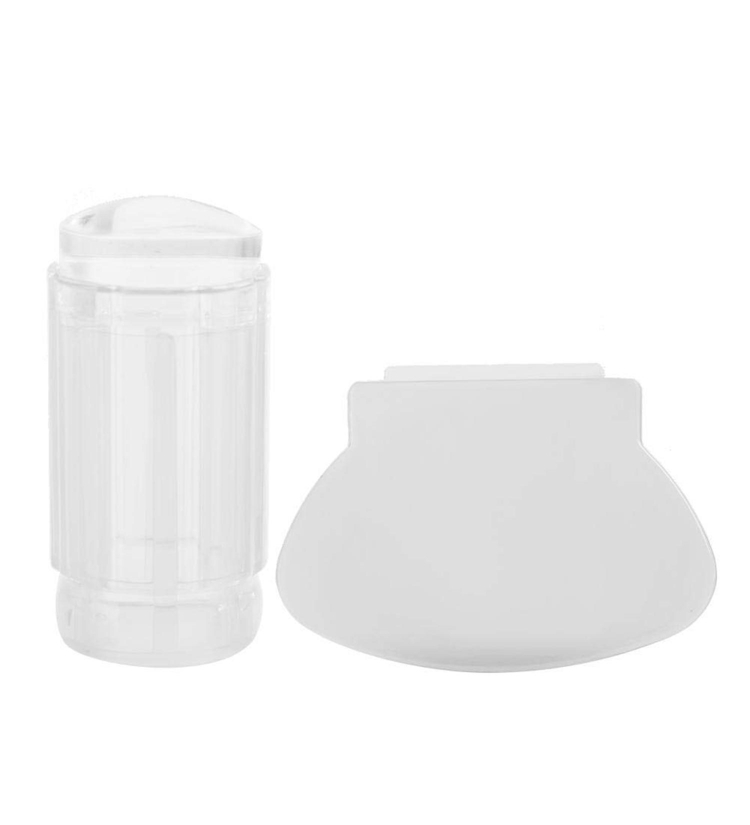 Buy Nail Art Seal Tool - Transparent Silicone Stamp & Scraper for DIY Manicure | International Shipping Available - Buy Online on GoSupps.com