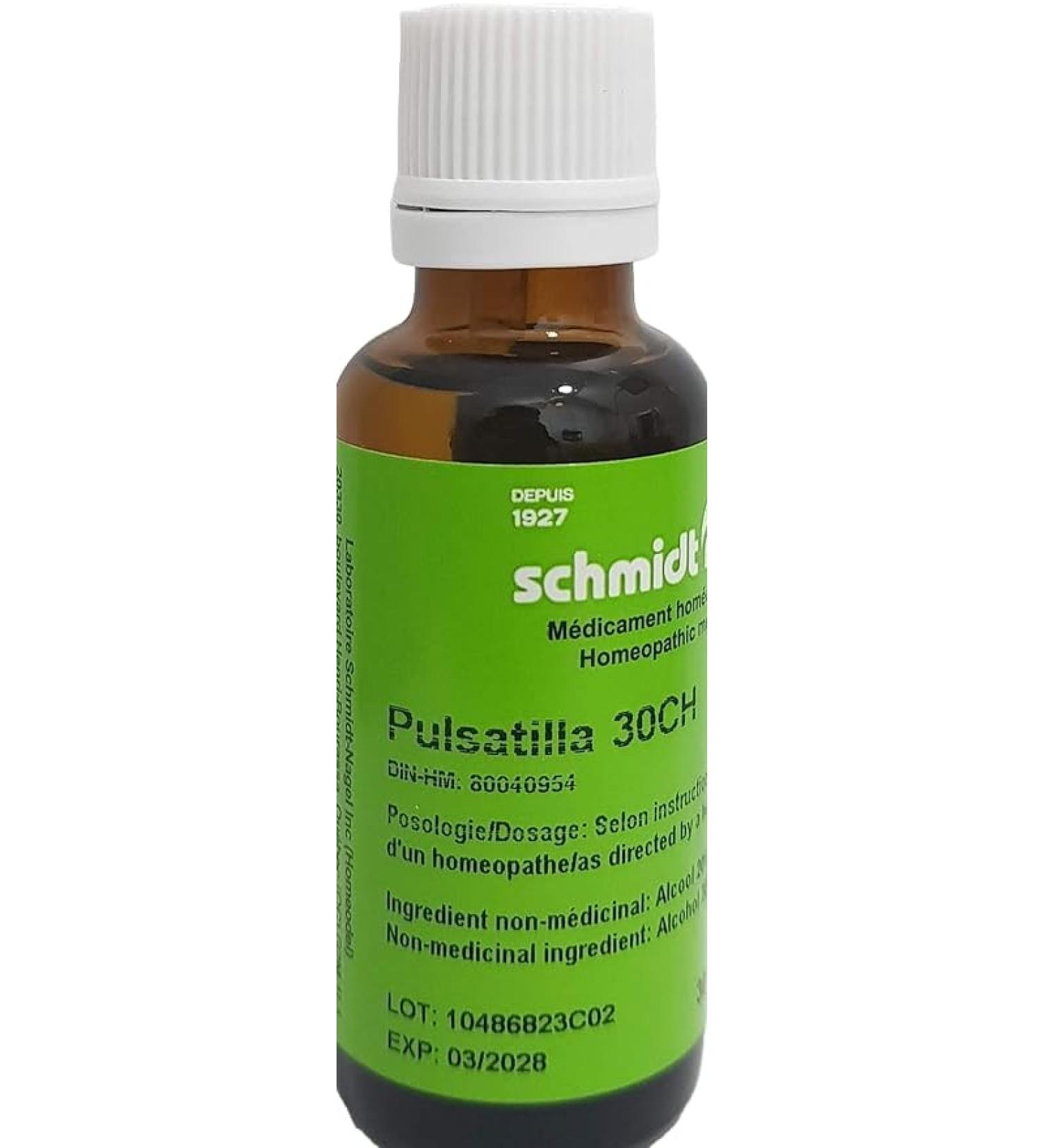 Pulsatilla 30CH 30ml - Premium Schmidt-Nagel Homeopathy Remedy | Fast International Shipping - Buy Online on GoSupps.com