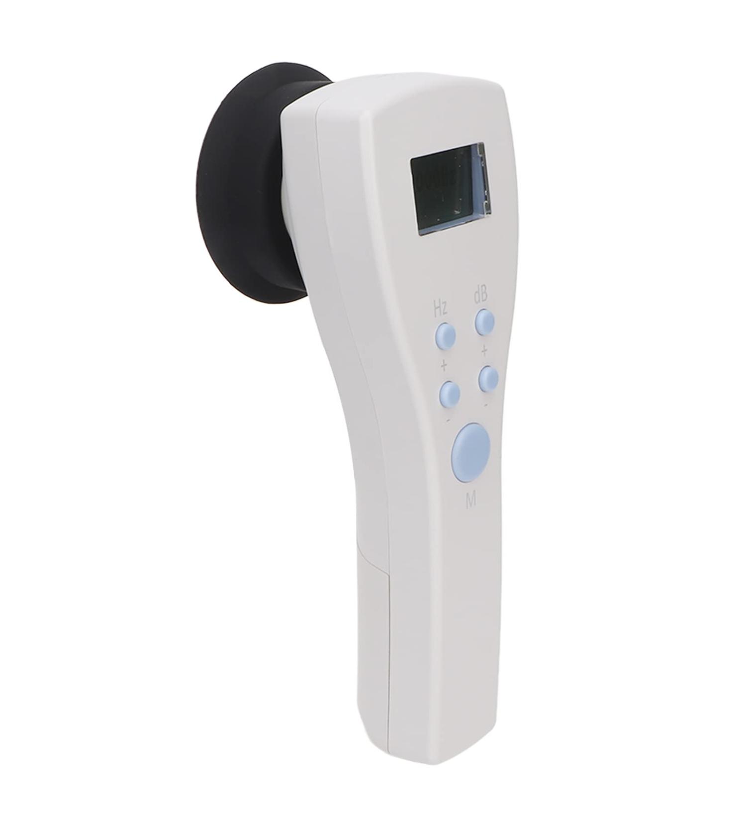 Portable Handheld Audiometer with LCD Screen & Replacement Pad - Ideal for Clinical Use | Global Shipping - Buy Online on GoSupps.com