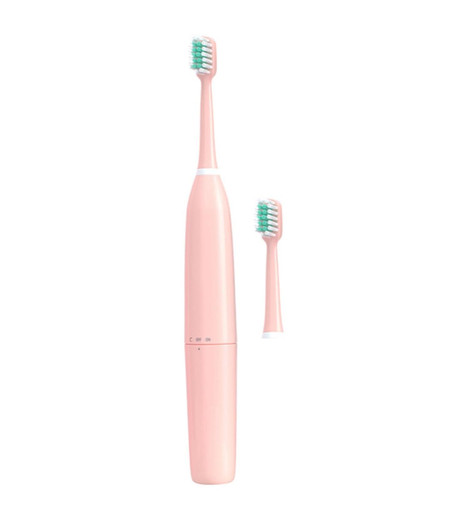 Ipetboom Electric Toothbrush Set - PP Bristles ABS Design Pink - International Shipping Available - Buy Online on GoSupps.com