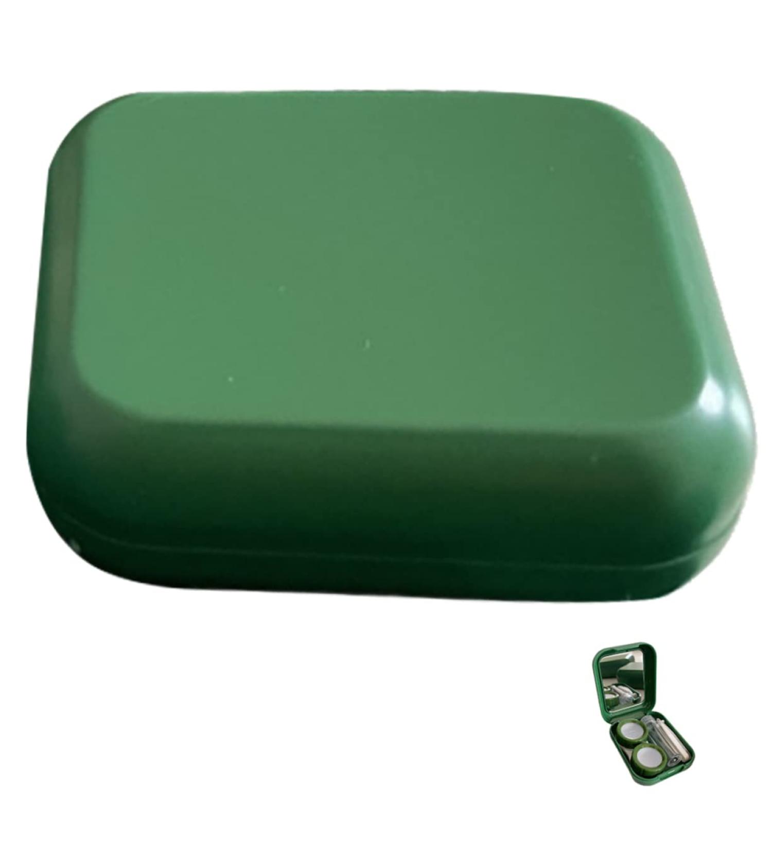 Ultechnovo Glitter Contact Lens Container Set - Travel-Friendly Makeup Case & Mirror Tool for Easy Removal - Buy Online on GoSupps.com