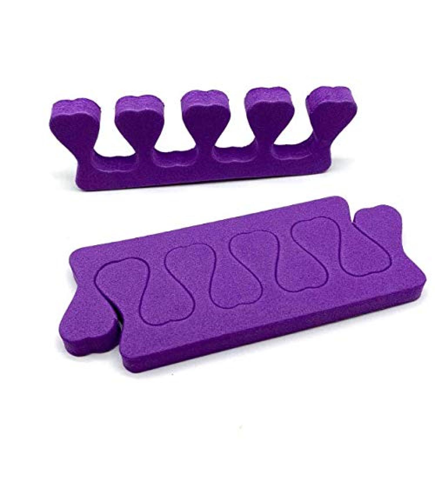 LASSUM 10 Pcs Soft Foam Finger Toe Separator - Nail Art Manicure Pedicure Tools | Random Color - Buy Online on GoSupps.com