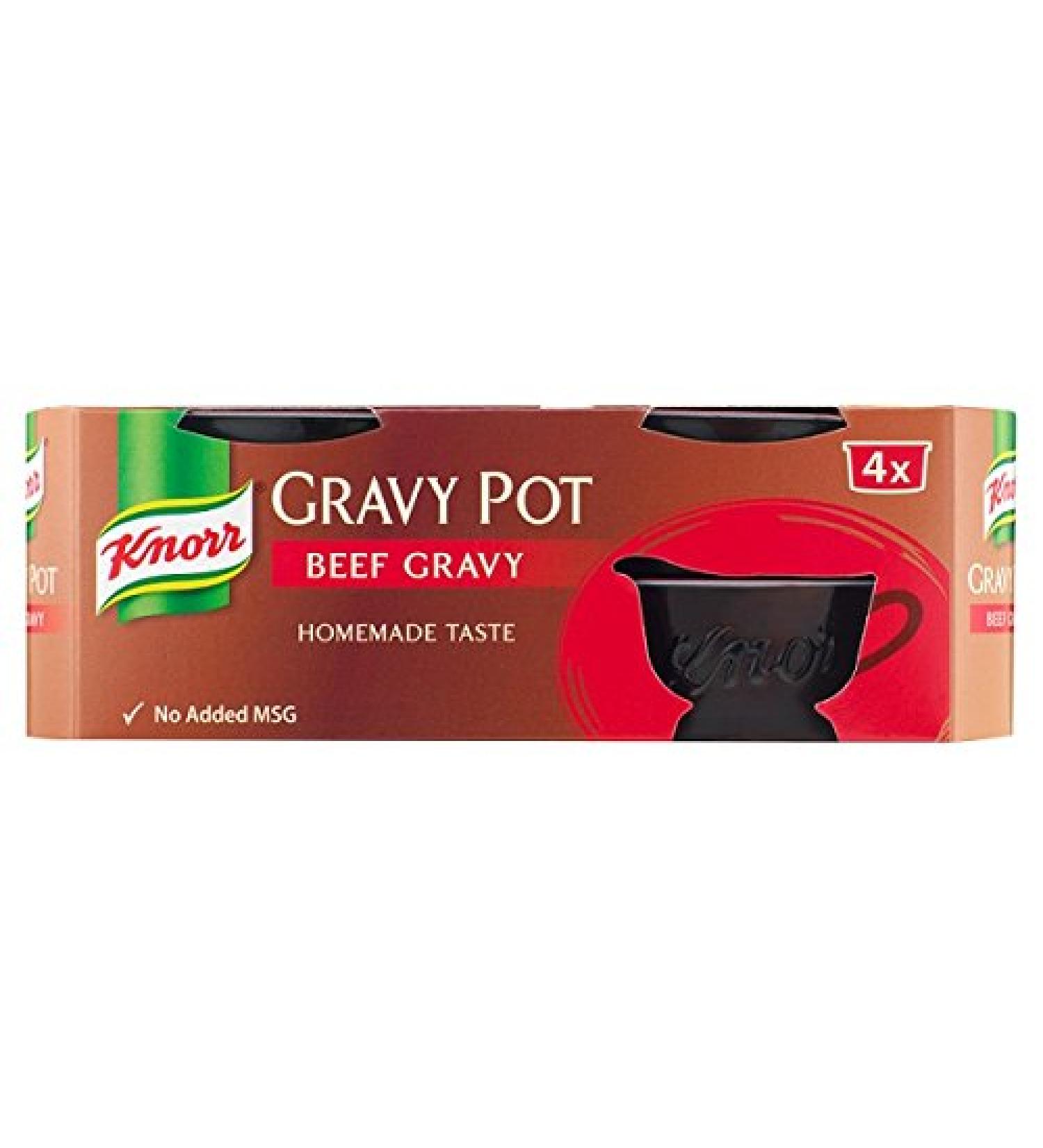 Knorr Knorr Beef Gravy Sauce Pot 4 x 28g (pack of 8 x 4)