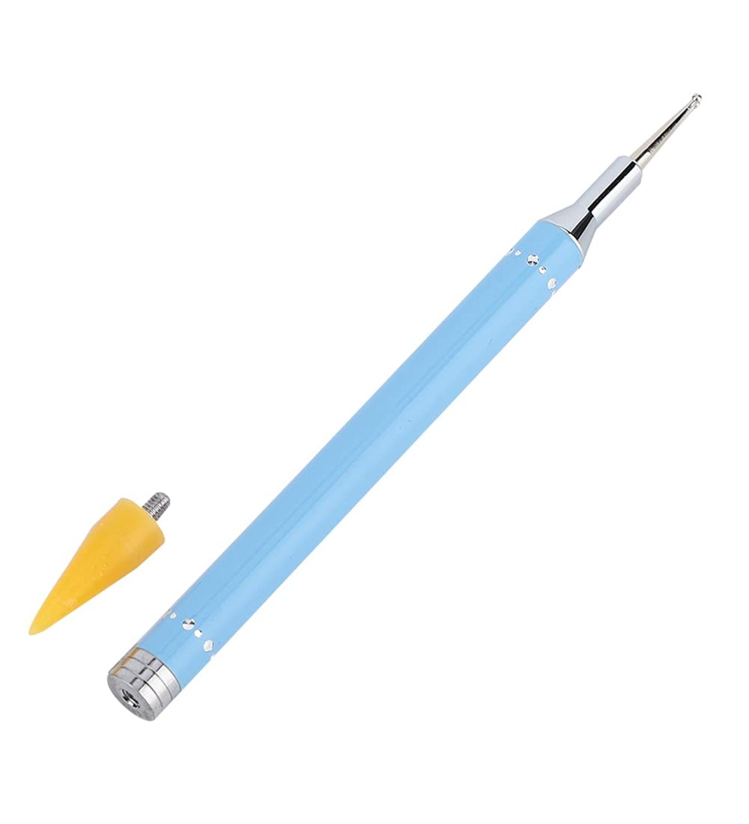 Candy Color Nail Dotting Pen Double-Ended Manicure Tool for Painting Drawing and Picking Rhinestones Lightweight and Durable (Blue) - Buy Online on GoSupps.com