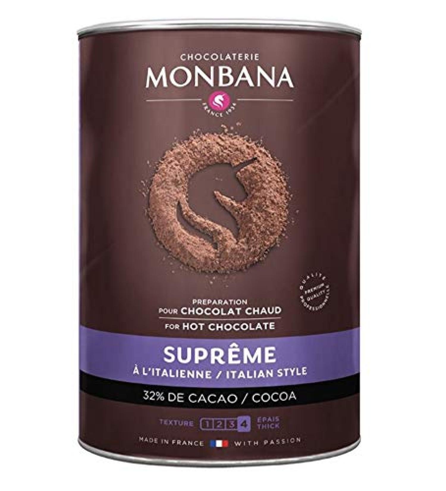 Monbana Monbana Supreme 32% Cacao Hot Chocolate Powder 1 kg x 3