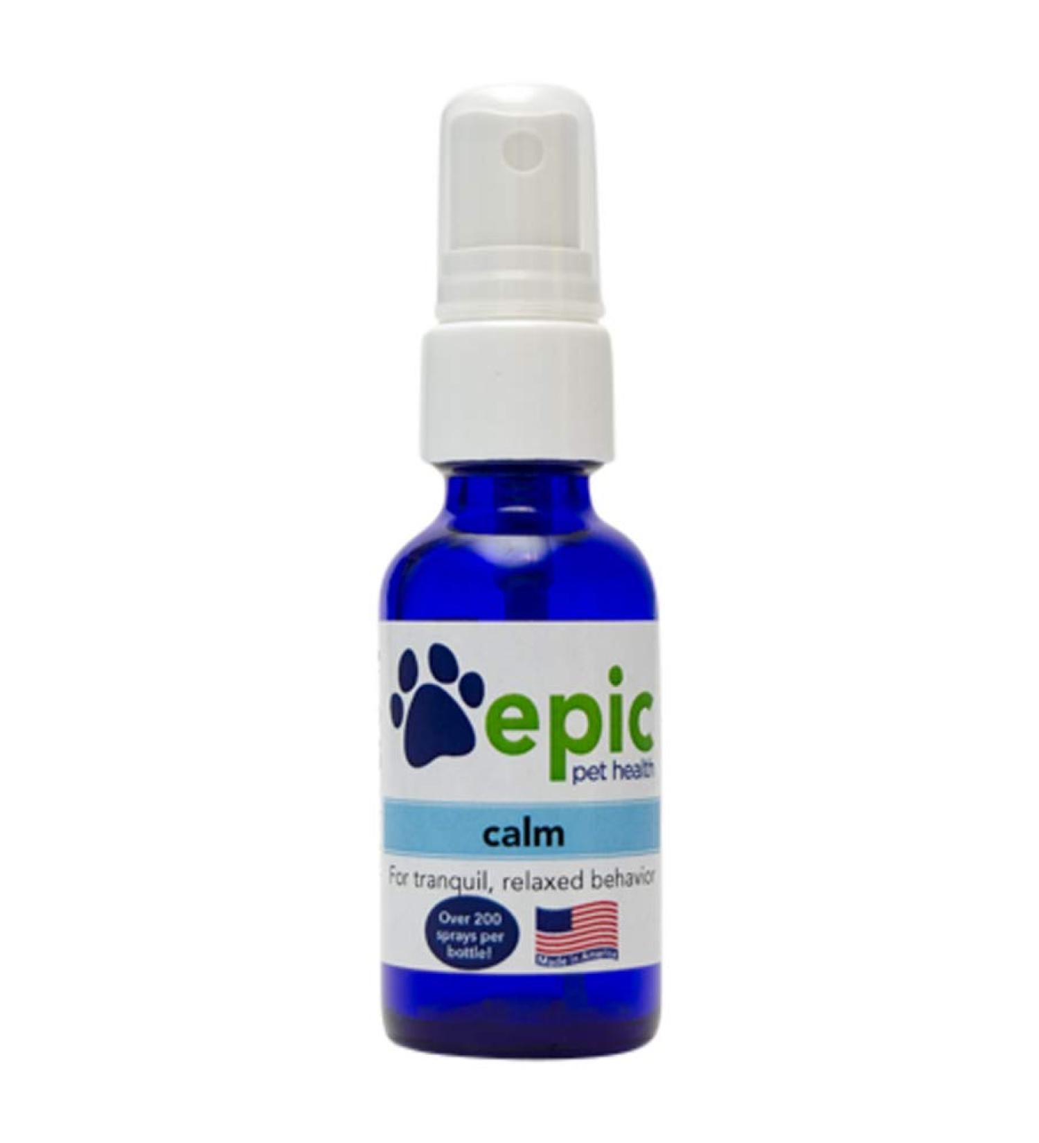 Epic Pet Health Calm Spray for Dogs and Cats | Natural Odorless Relaxation Formula | Made in USA | 1 Ounce - Buy Online on GoSupps.com