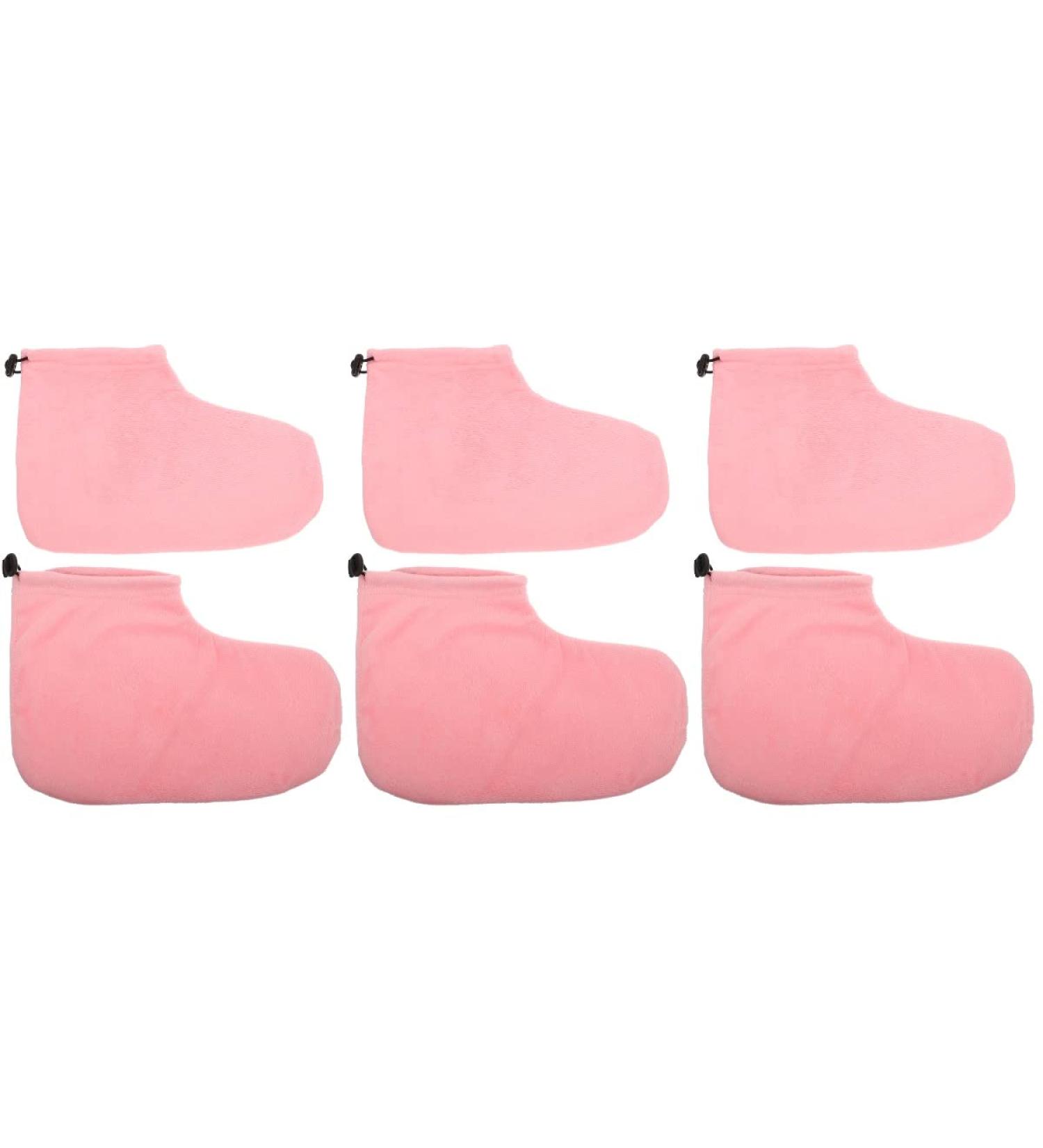 Uonlytech 3 Pairs Warm Foot Covers - Premium Paraffin Wax Therapy Wraps for Heated Foot Care & Spa Treatment - Buy Online on GoSupps.com