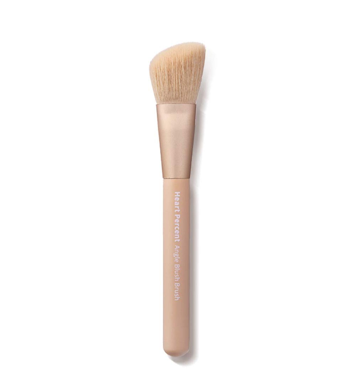Heart Percent Angled Blush Brush - Professional Makeup Tool for Flawless Sculpting & Easy Application | International Shipping Available - Buy Online on GoSupps.com