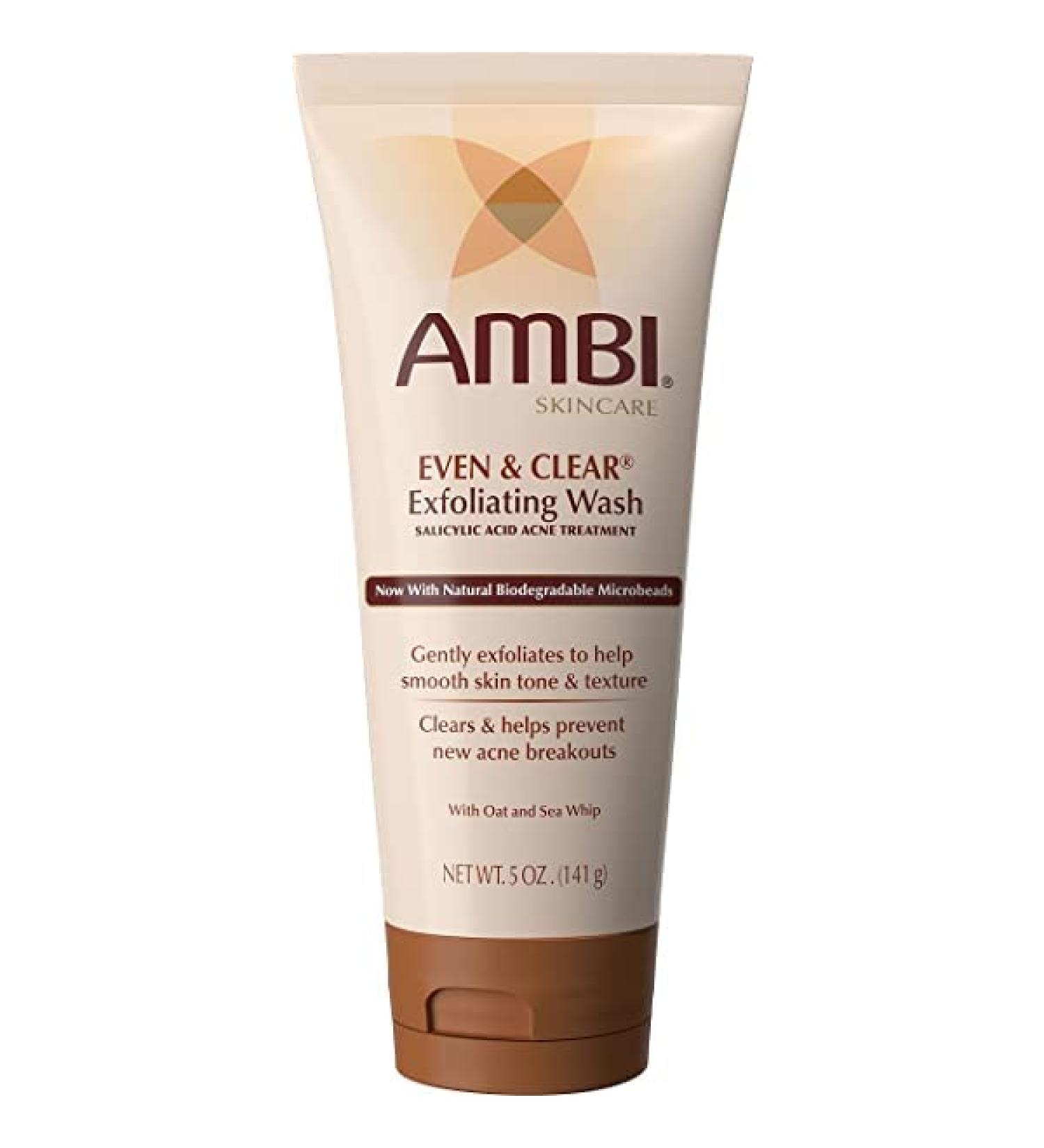 Ambi Even & Clear Exfoliating Wash (Pack of 2)