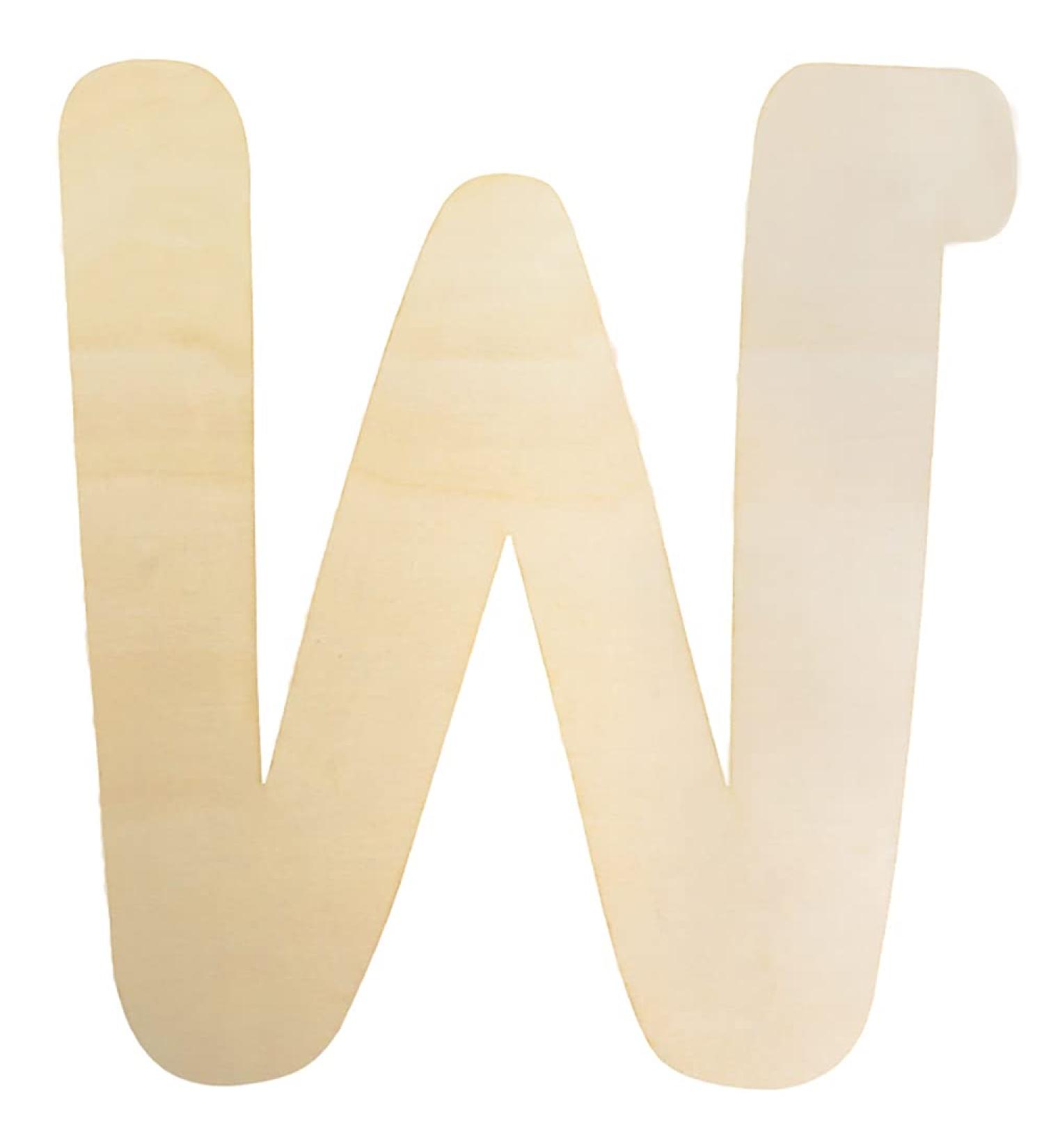 30cm Large Wooden Letter for Crafts - Capital Alphabet, 5mm Thick Unfinished MDF - Nursery Wall Art & Home Decor - Buy Online on GoSupps.com