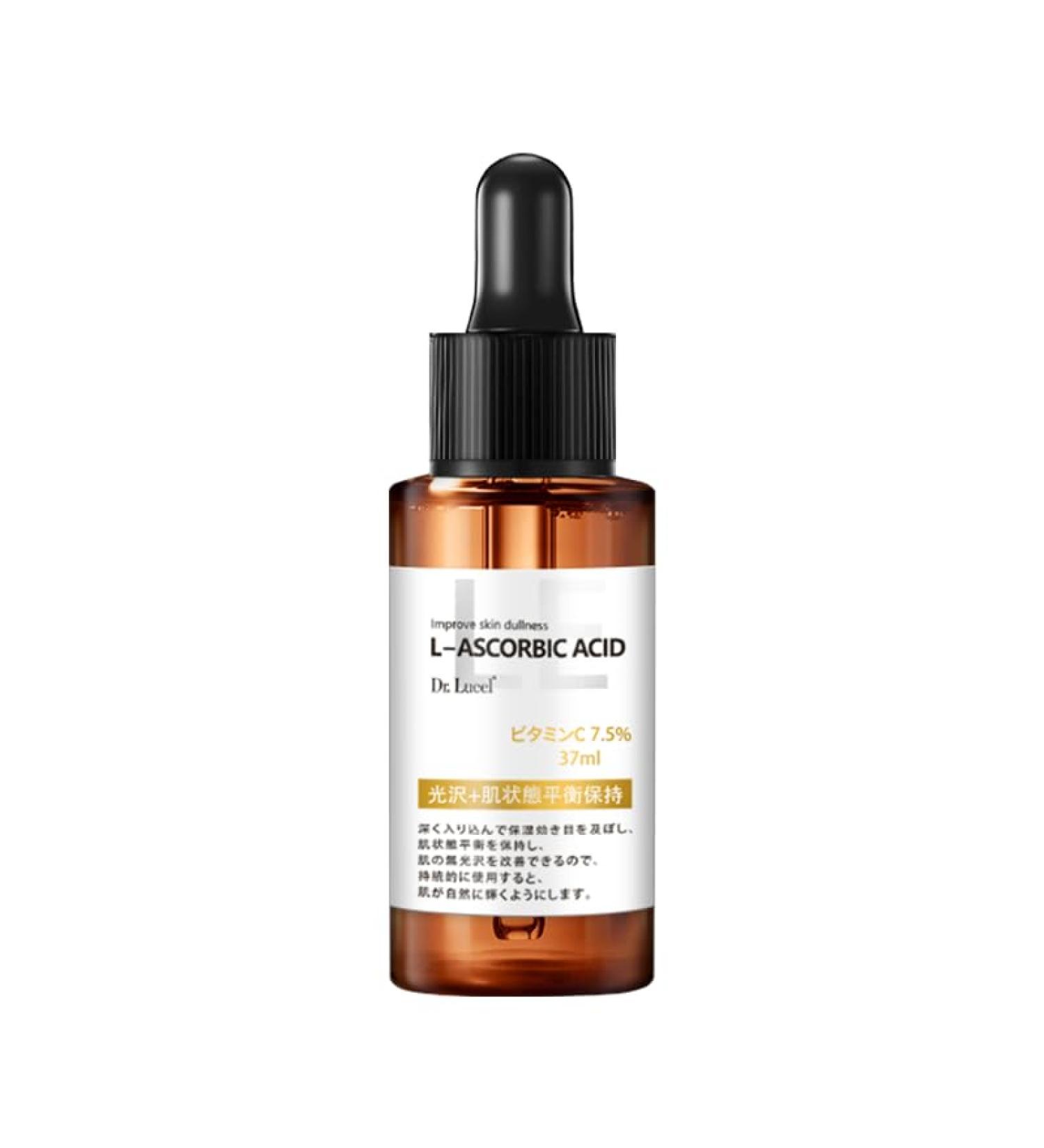 7.5% Vitamin C Revitalizing Face Serum | Brighten & Hydrate Skin | Reduce Dark Spots & Even Tone | 37ml with Niacinamide - Buy Online on GoSupps.com