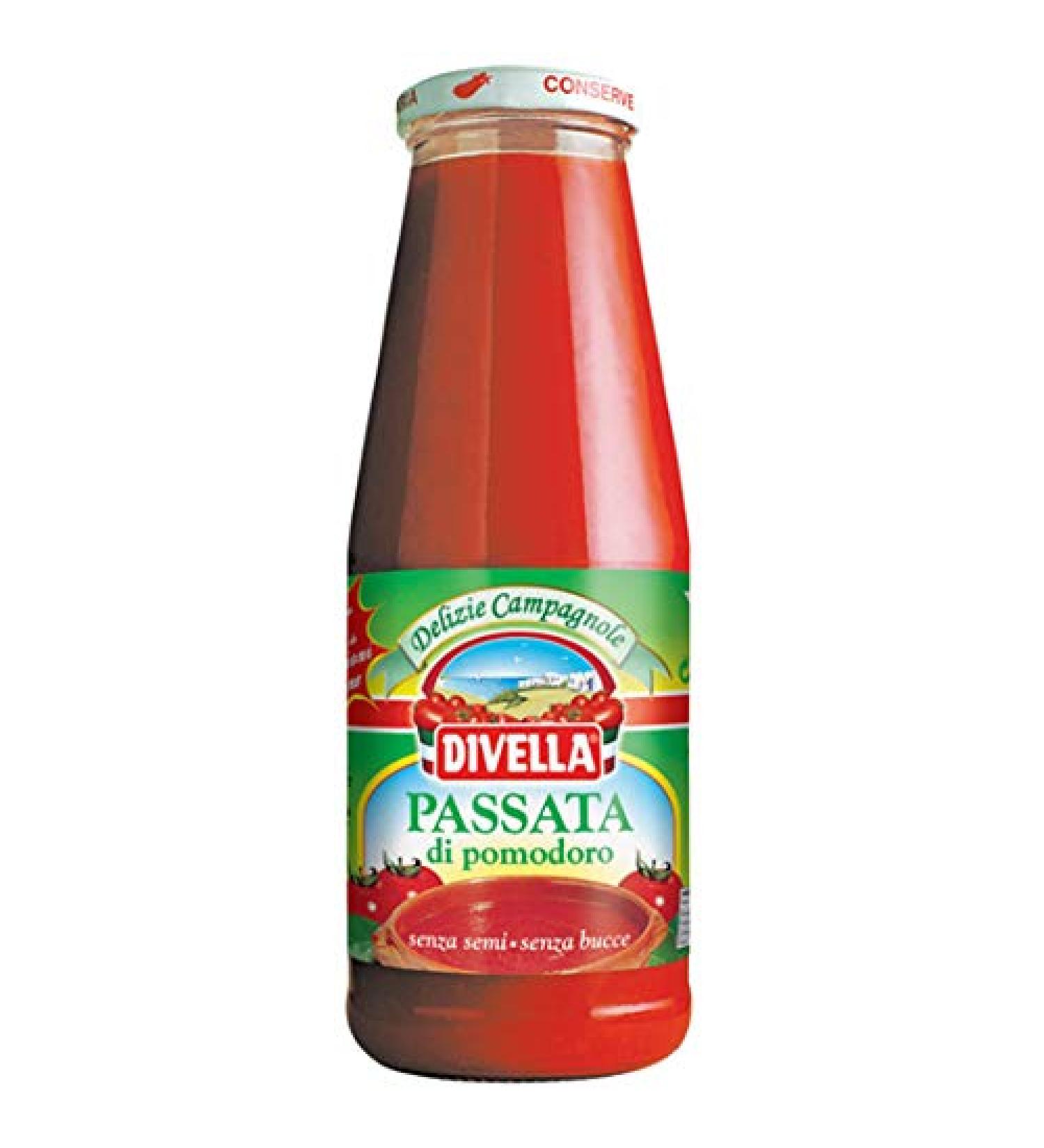 Divella Divella Passata di Pomodoro Pack of 8 tomato sauces for pasta 690 g 100% Italian
