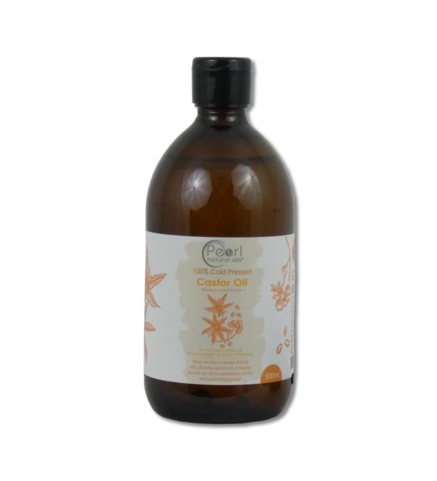 Pure Cold Pressed Castor Oil Vegan Hexane Free BP Grade Non-GMO 500ml PET Bottle Castor 500 ml (Pack of 1)