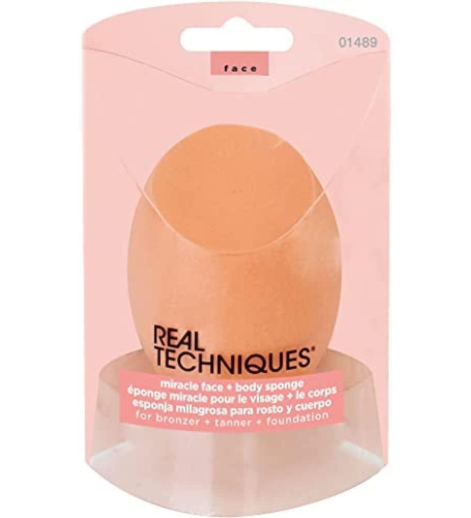 Real Techniques Miracle Face + Body Sponge | Ultimate Makeup Applicator - Buy Online on GoSupps.com