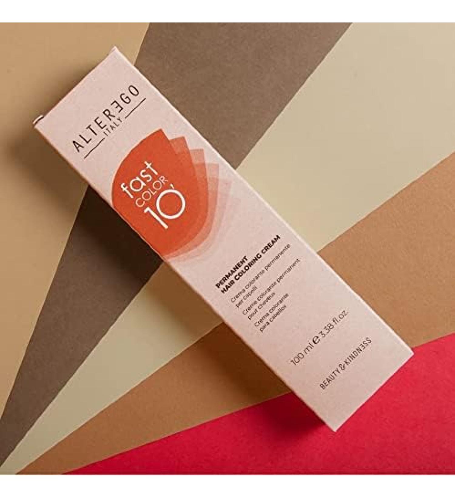 Alterego Italy Fast Color - 7/37 Biondo Dorato Marrone - Colorazione Permanente 10' 100ml