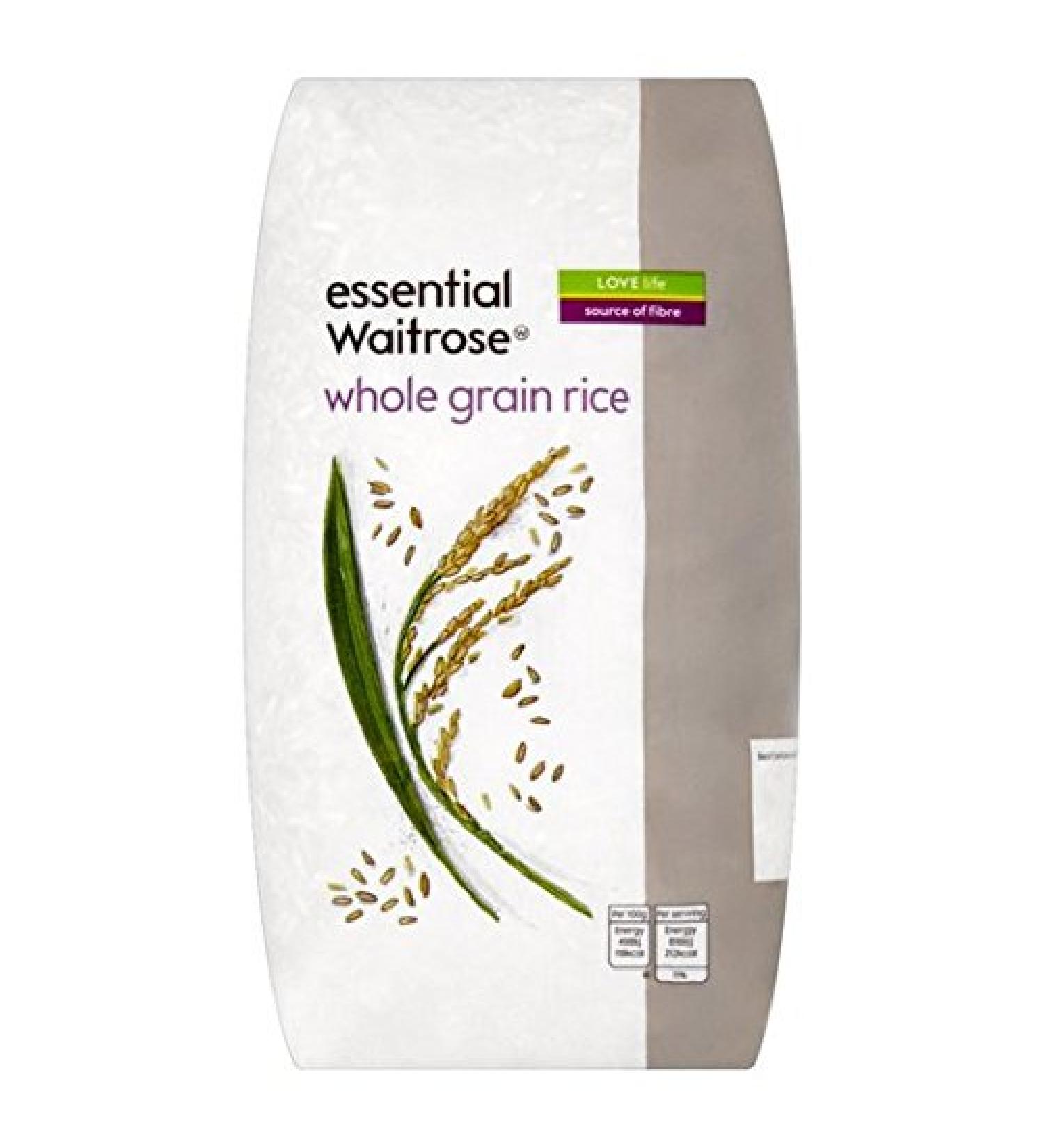 Waitrose Rice Whole Grain Essential 1kg