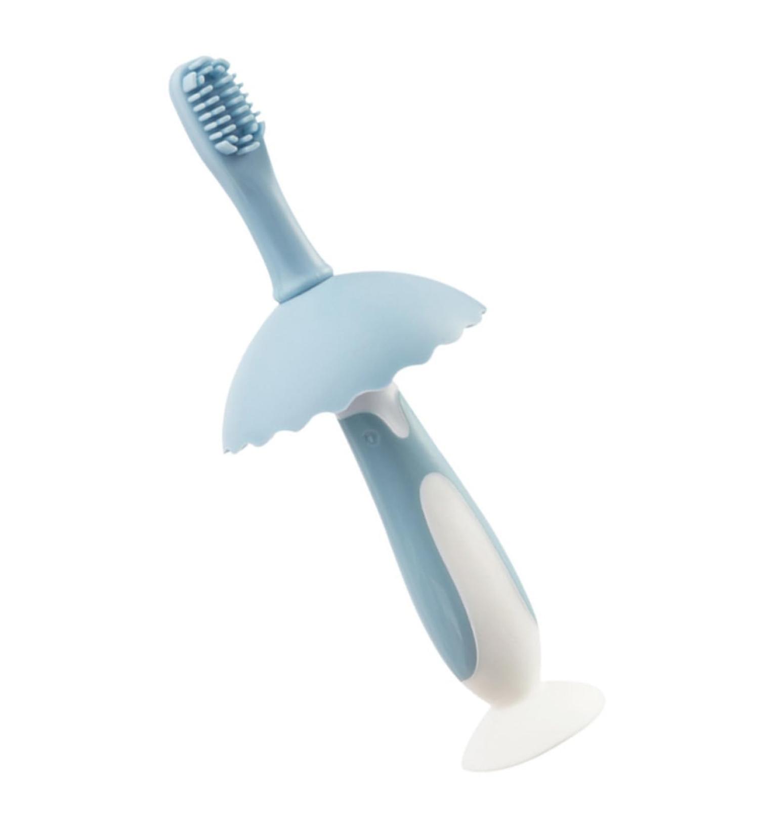 Buy Minkissy Cartoon Style Infant Training Silicone Toothbrush - Perfect for Baby Teeth Cleanliness | Durable & Safe Toothbrush for Children - Buy Online on GoSupps.com