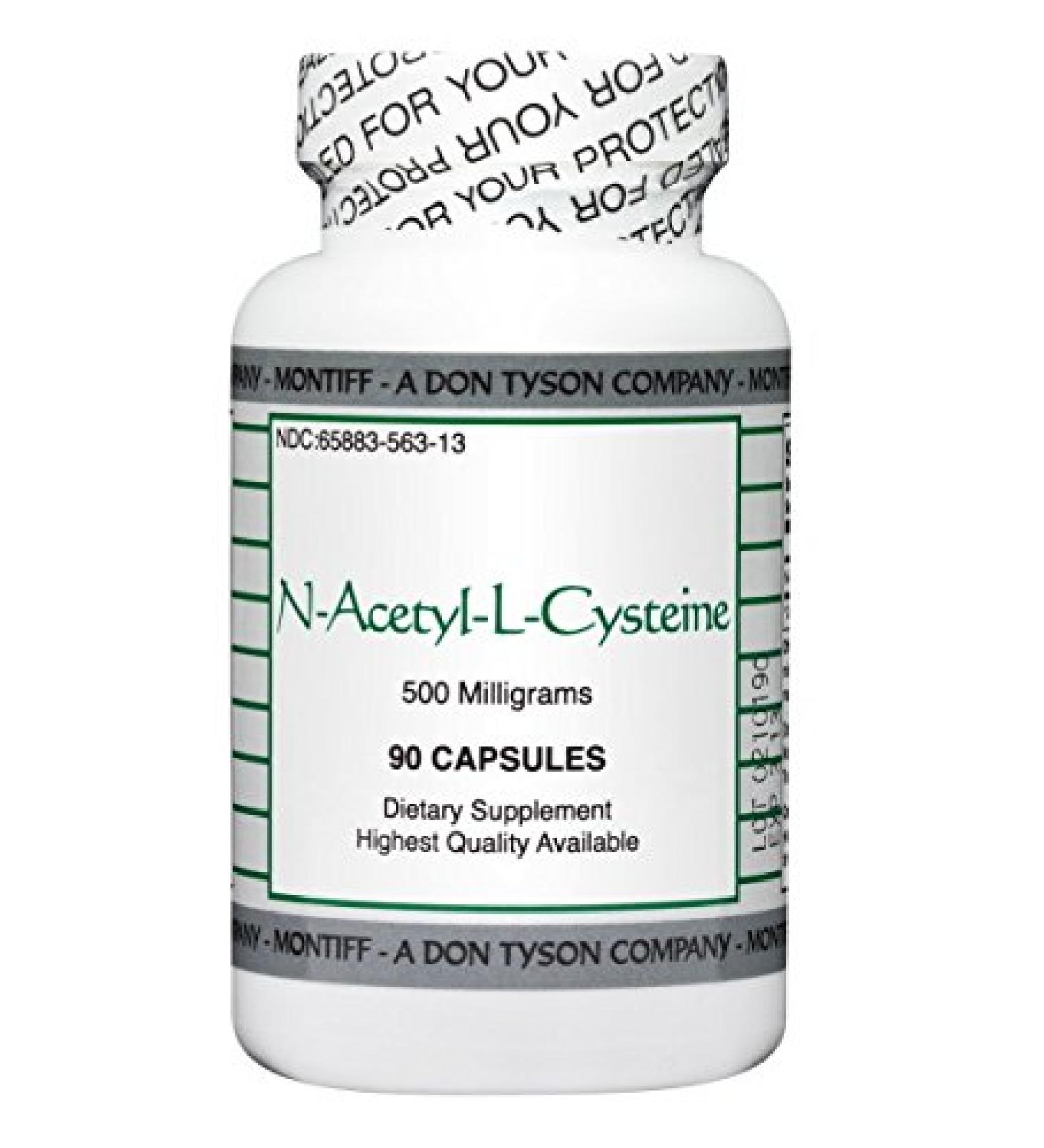 Montiff - N-Acetyl-L-Cysteine 500 mg 90 caps