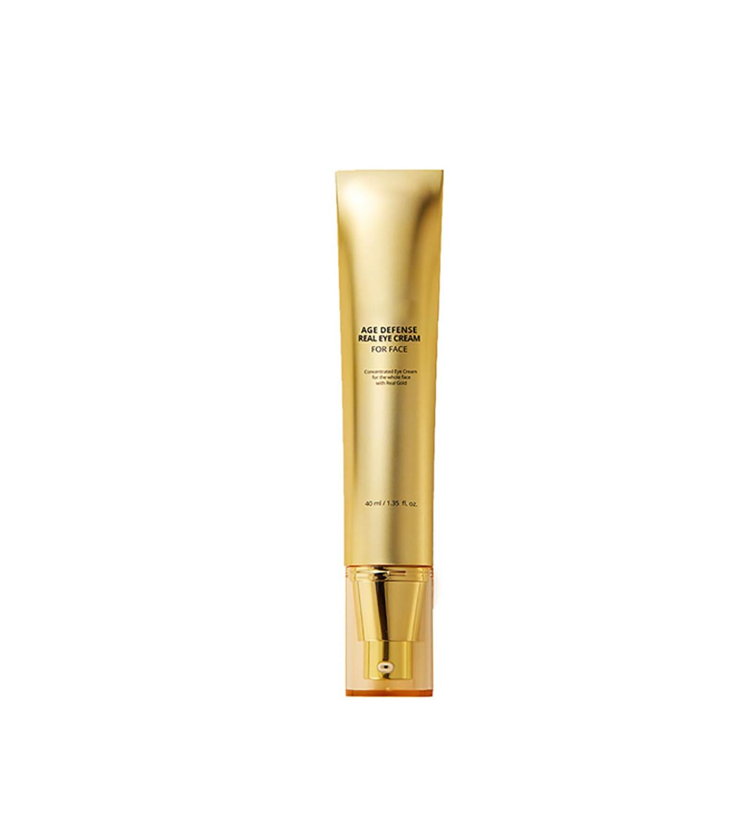 Age Defense Real Eye Cream For Face 24k Gold Eye Cream Anti Wrinkle Moisturizing Eye Cream 40ml - Buy Online on GoSupps.com