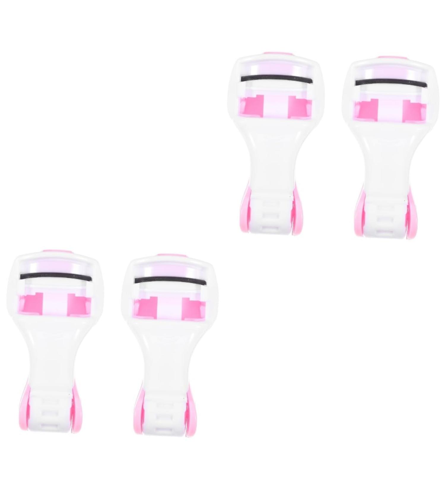 minkissy 2 Sets Portable Eyelash Curler Mascara Eyelash Curler Eyelash Kits Makeup Lashes Curler Mini Eyelash Curler Handy Eyelash Clips Eyelash Curler Kit Pink Cosmetic Travel Makeup Set - Buy Online on GoSupps.com