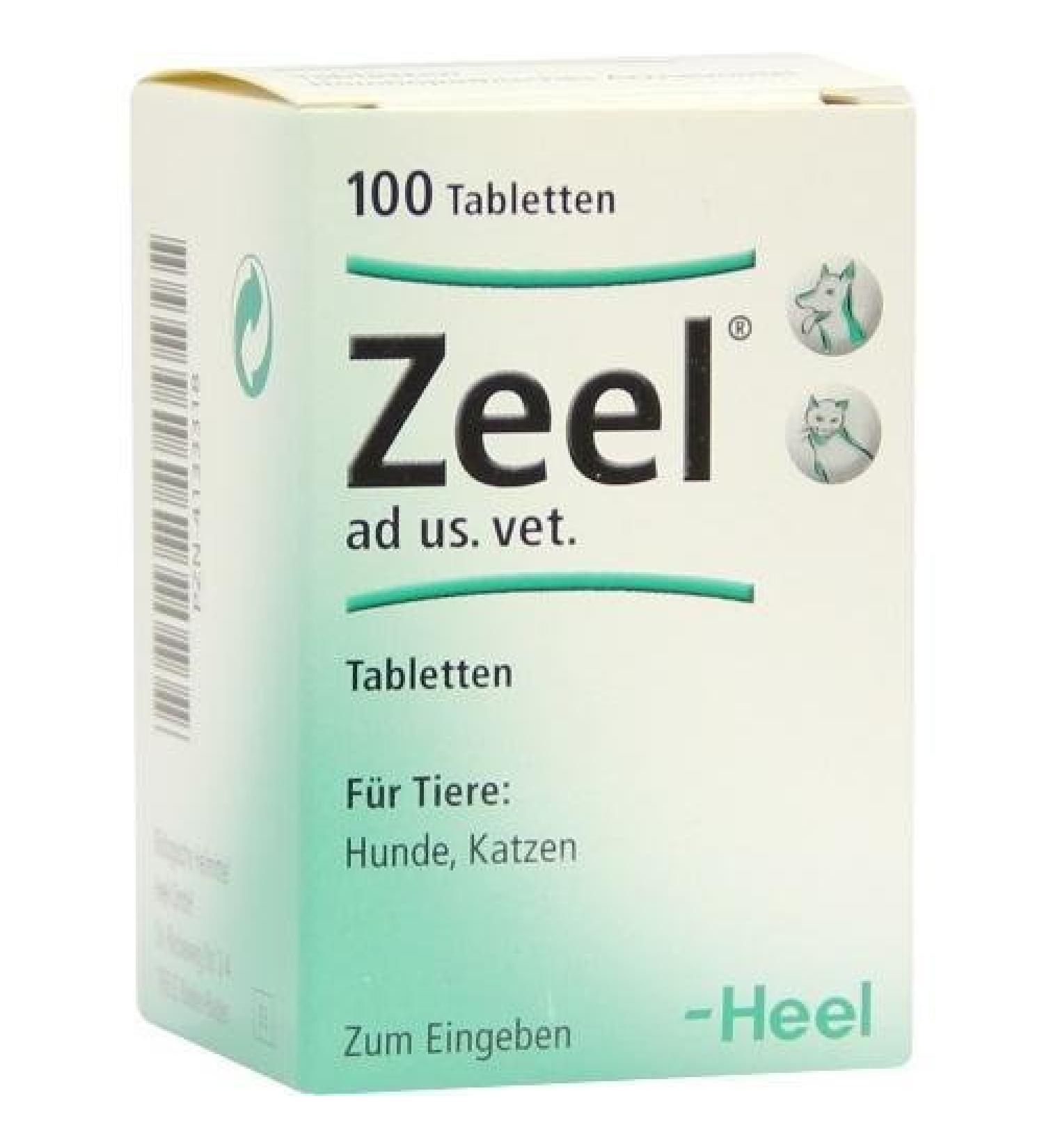 Zeel tablets F.hunden/cats 100 hours