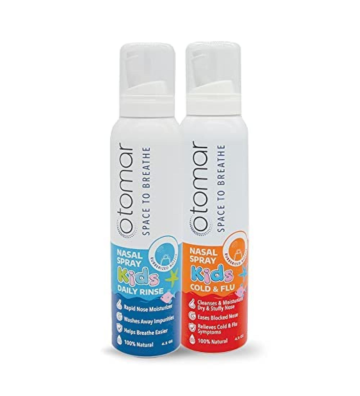 otomar Kids Total Care Nasal Sprays 1x4.2oz Daily & Cold + Flu Relief - Buy Online on GoSupps.com