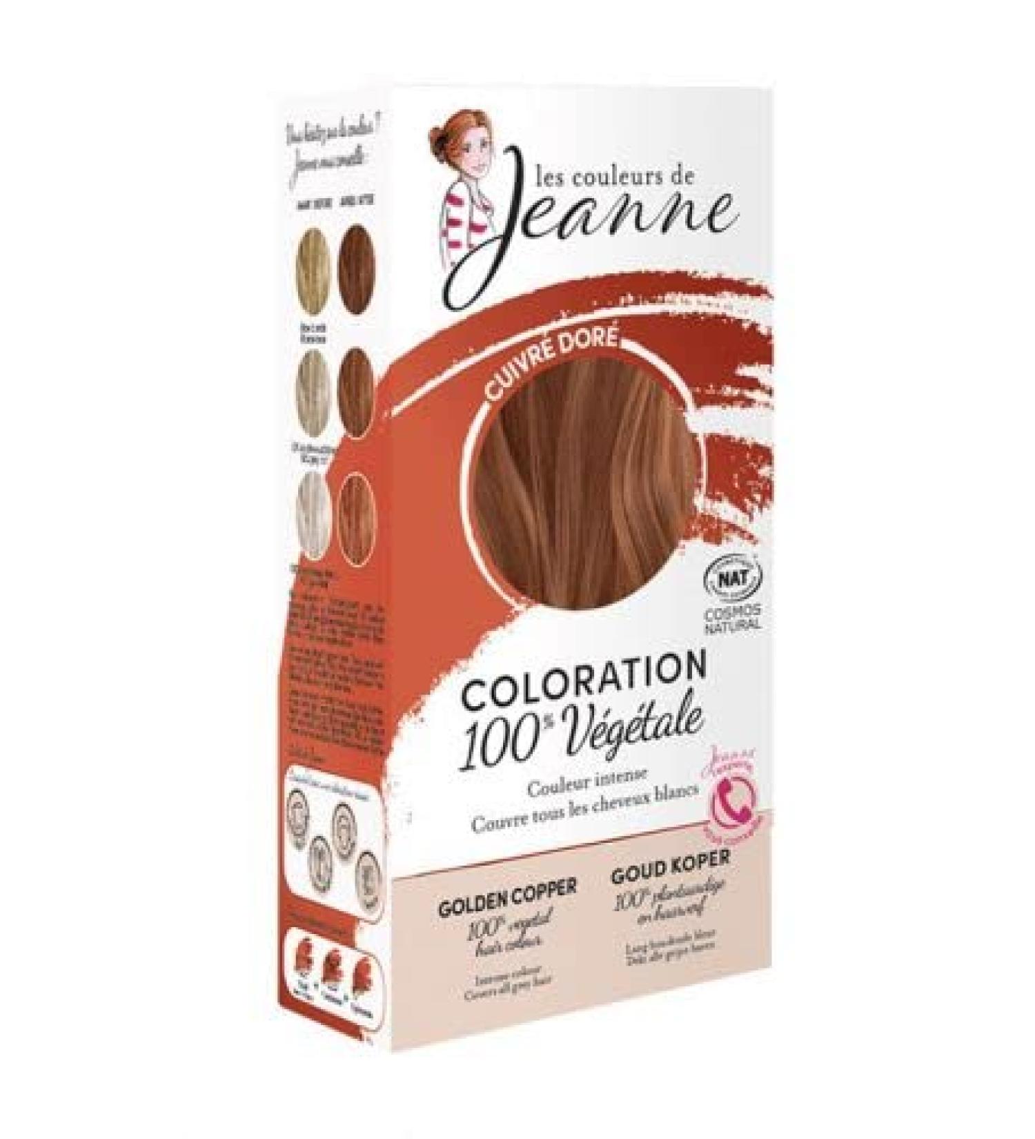 100% vegetable coloring (2 x 50 g) - Les couleurs de Jeanne - Hair - Colorings - Vegetable colorings - Buy Online on GoSupps.com