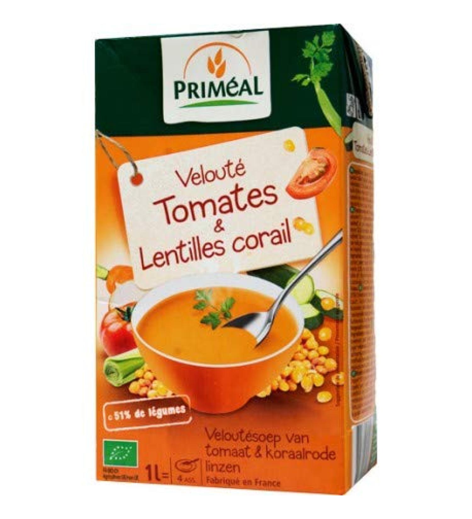 Priméal Creamy Tomato/Coral Lentil Soup 1 kg