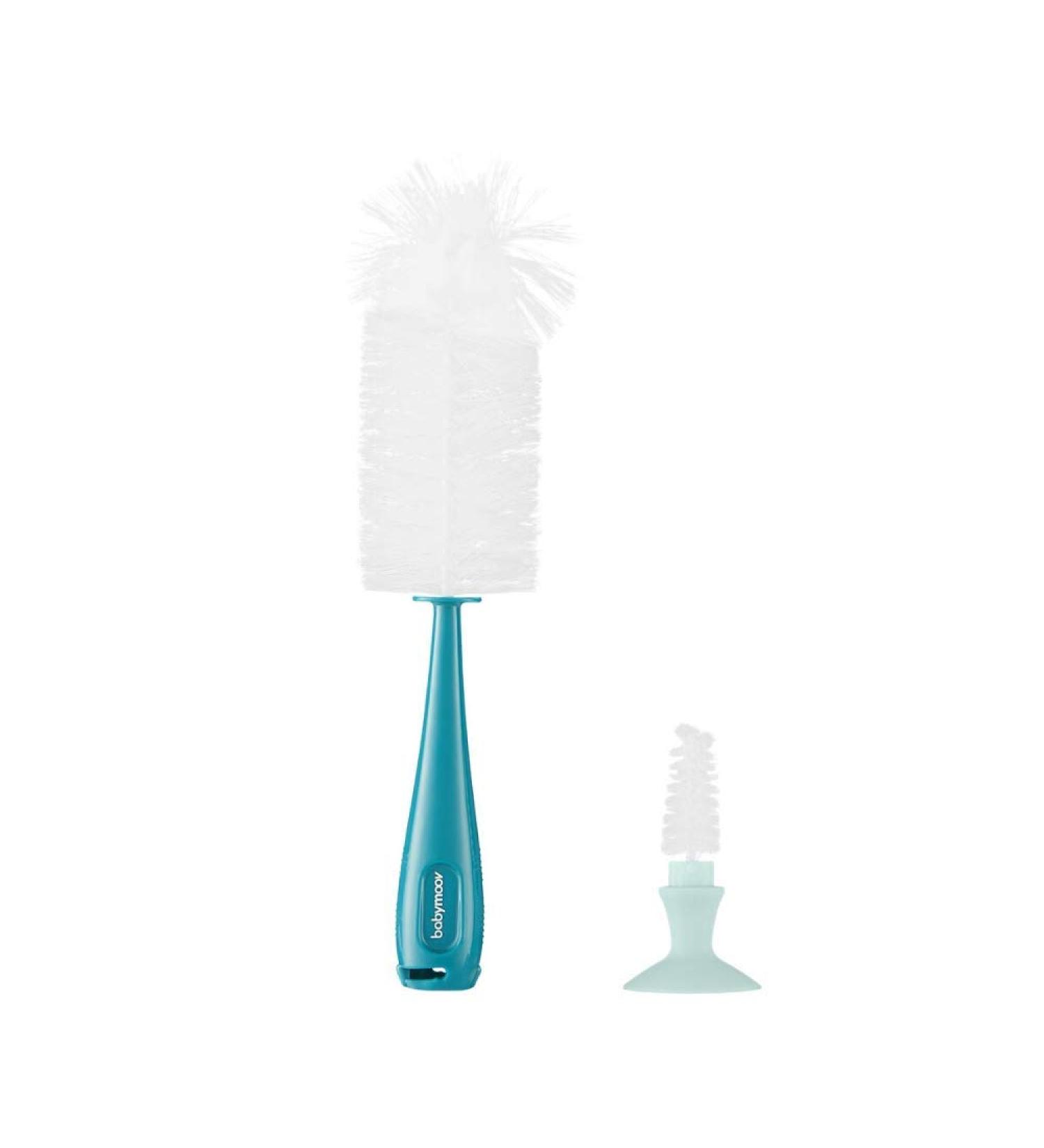 Babymoov 2-in-1 Baby Bottle Brush - Efficient Cleaning Solution for New Parents - Buy Online on GoSupps.com
