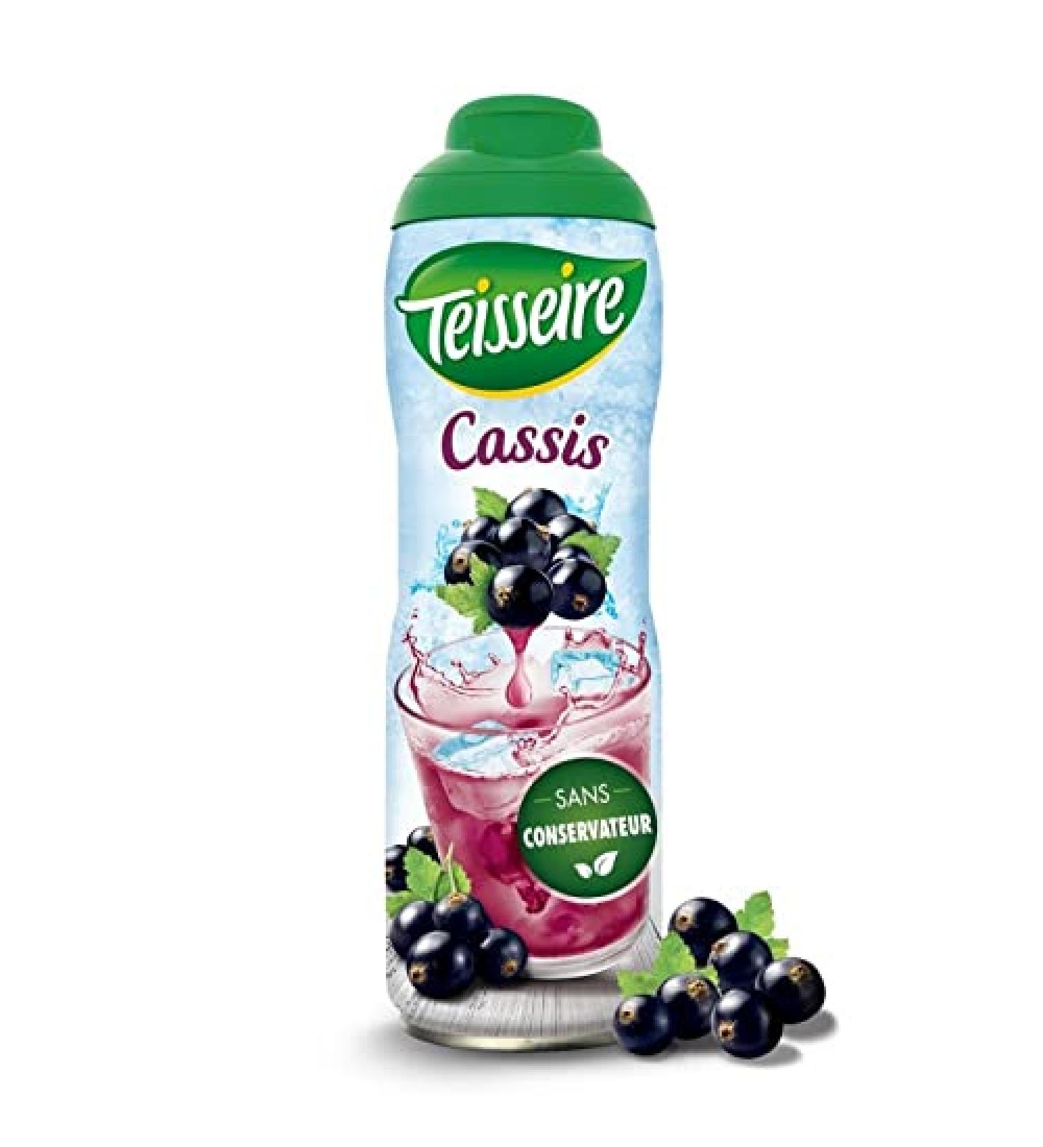 TEISSEIRE - Blackcurrant Syrup 60Cl - Set of 3 - Free Shipping - Buy Online on GoSupps.com