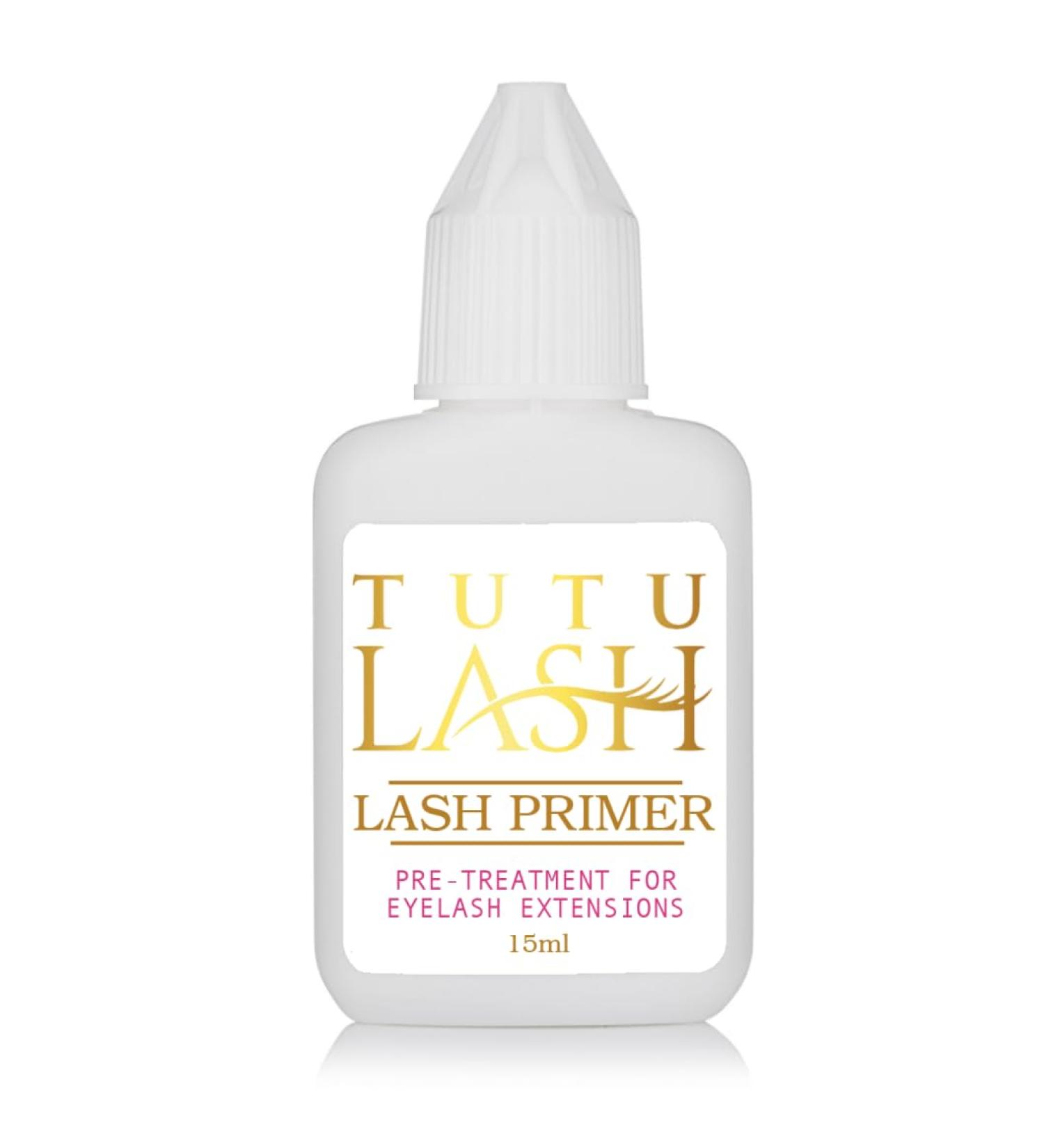 Eyelash Primer 15ml Pre-Treatment for individual Lash Extensions pre-treatment removes proteins and oils and provides longer lash retention TUTU Lash Eyeluvlashes - Buy Online on GoSupps.com
