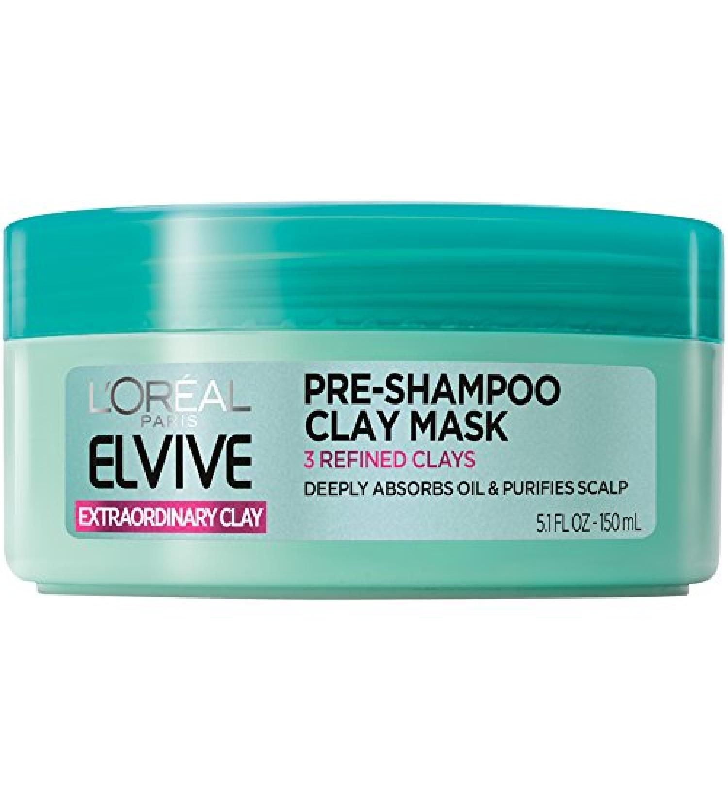 L'Or al Paris Extraordinary Clay Pre-Shampoo Mask 5.1 fl. oz - Buy Online on GoSupps.com