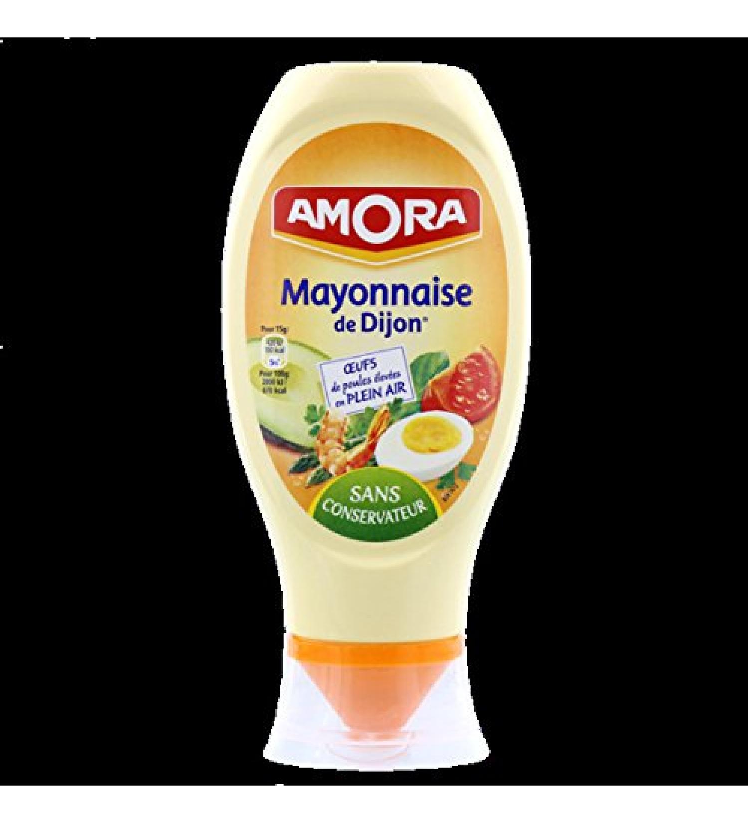 Amora - Mayonnaise with Dijon Mustard - The 415g Bottle - (for the quantity More Than 1 We will refund the Extra Port)