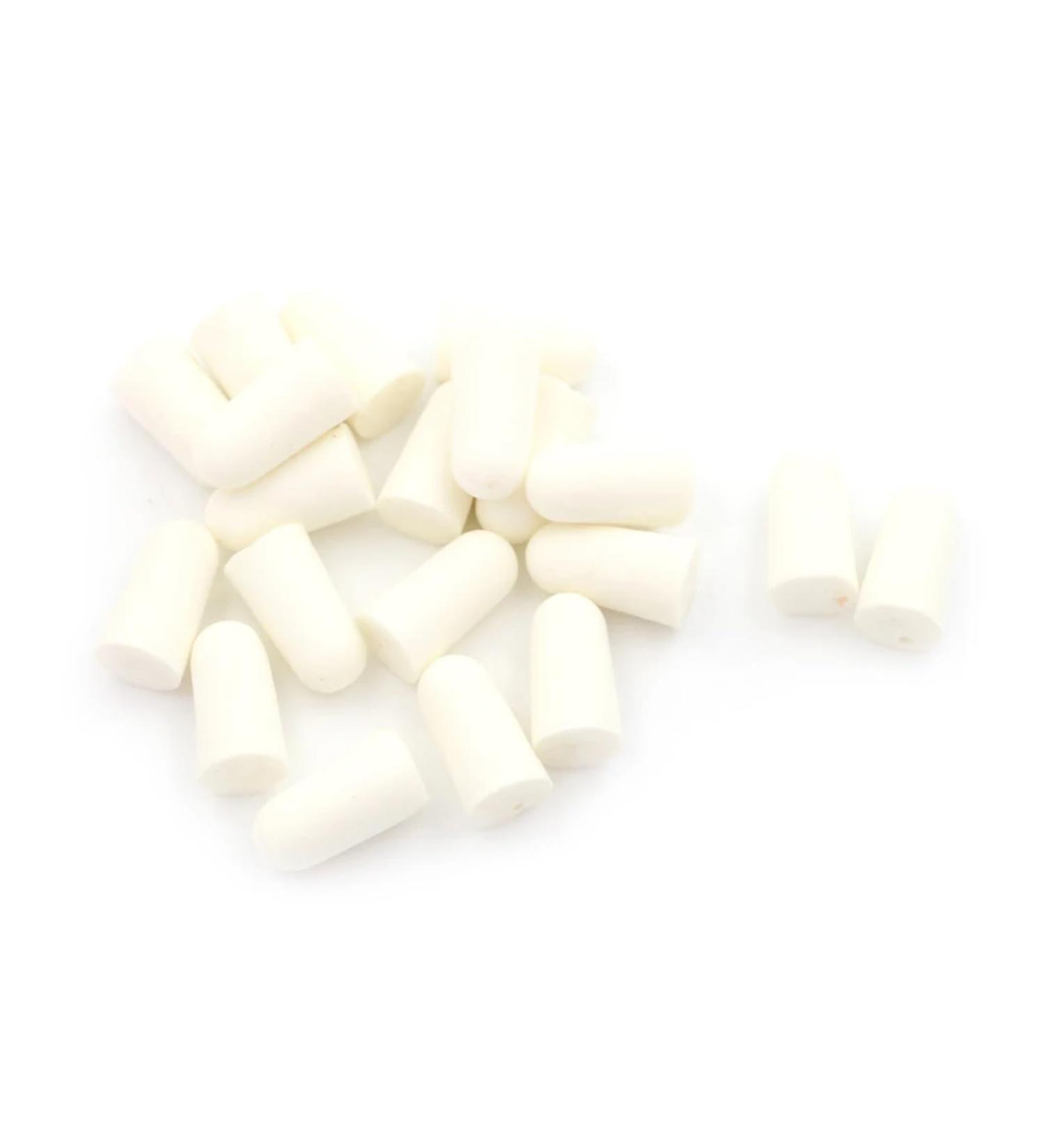 10 Pairs Foam Soft Ear Plugs for Noise Reduction & Swimming - Protective Earmuffs (White) - International Shipping Available - Buy Online on GoSupps.com