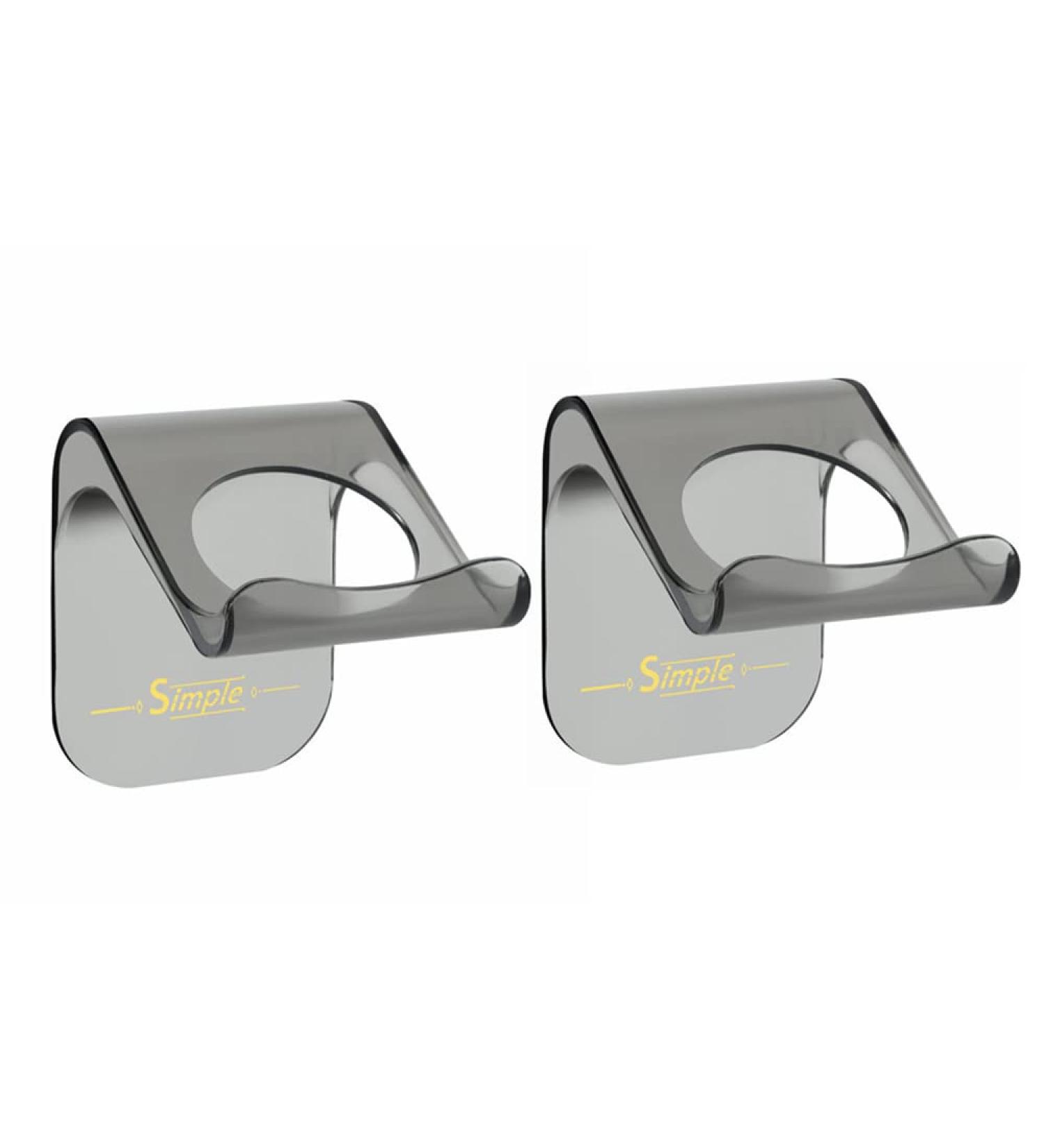 Ikaar 2-Piece Self-Adhesive Razor Bracket Shower Holder | Waterproof Razor Storage | Electrorasiser Wall Mount - Buy Online on GoSupps.com