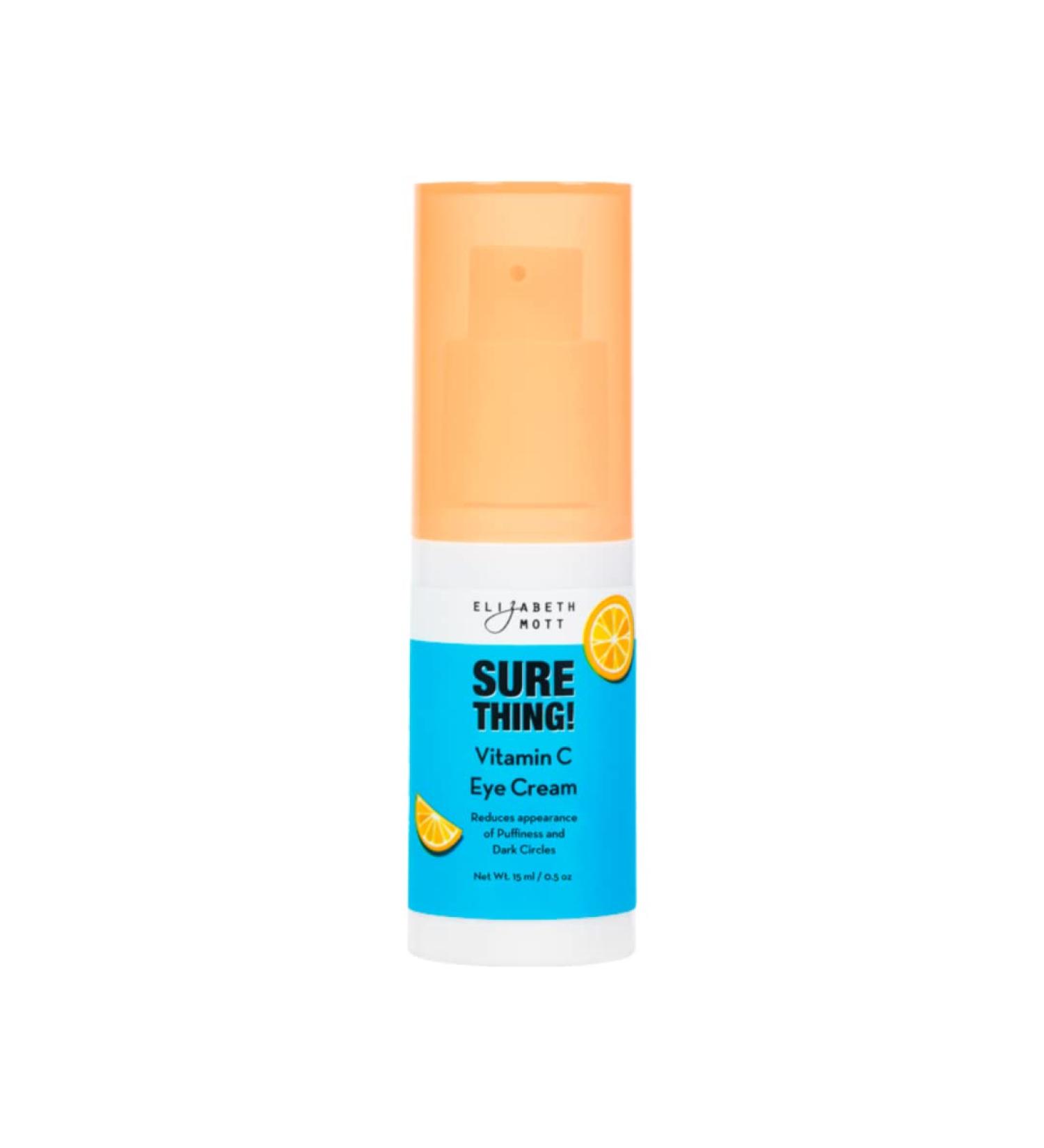 Elizabeth Mott Sure Thing! Vitamin C Hydrating Eye Cream - Cruelty-Free Vegan Formula for Dark Circles and Puffiness - 15ml - Buy Online on GoSupps.com