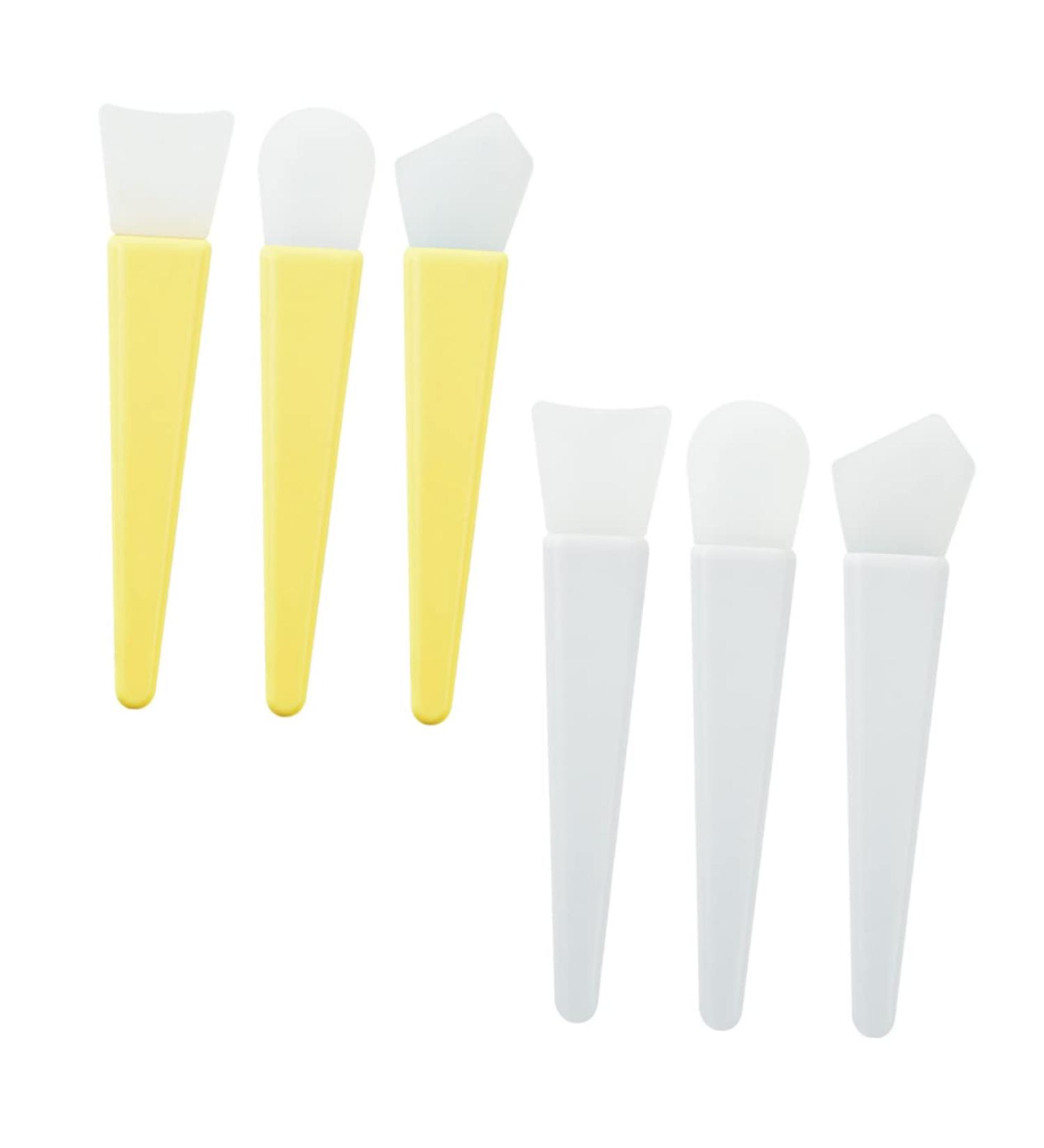 2 Sets Mask Brush Facialmask Applicator Facial Clay Brush Facemask Applicator Makeup Spoon Acid Facial Tools for Skin Care Mask Silica Gel Miss Sector Foundation Brush - Buy Online on GoSupps.com