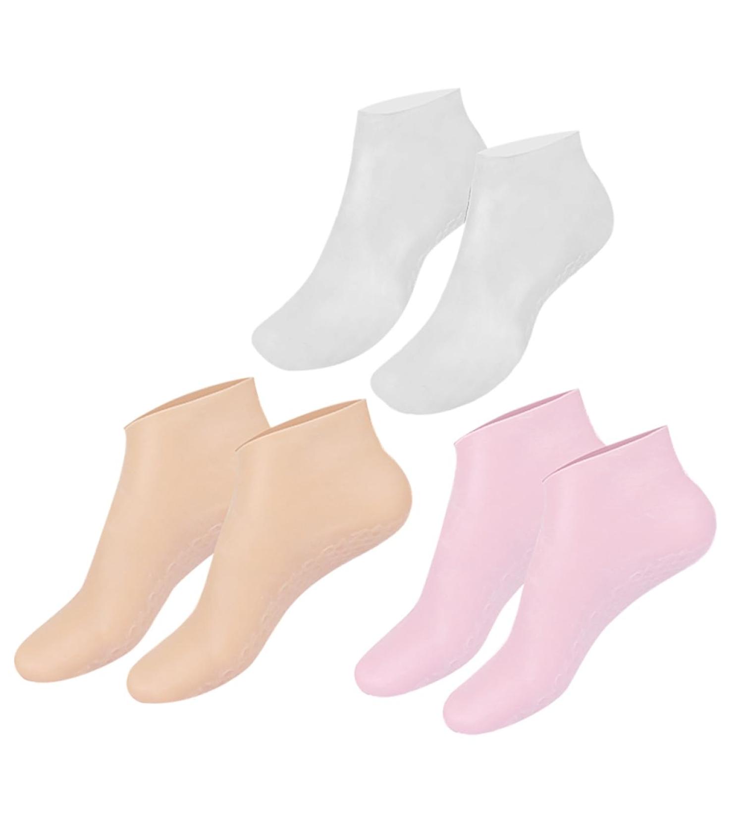 Healeved 9 Pairs Moisturizing Socks Moisture Socks Foot Moisturizer for Dry Cracked Feet Aloe Socks for Women Moisturizing Spa Socks Lotion Socks Gel Socks Non Socks Heel Sebs Foot Socks - Buy Online on GoSupps.com